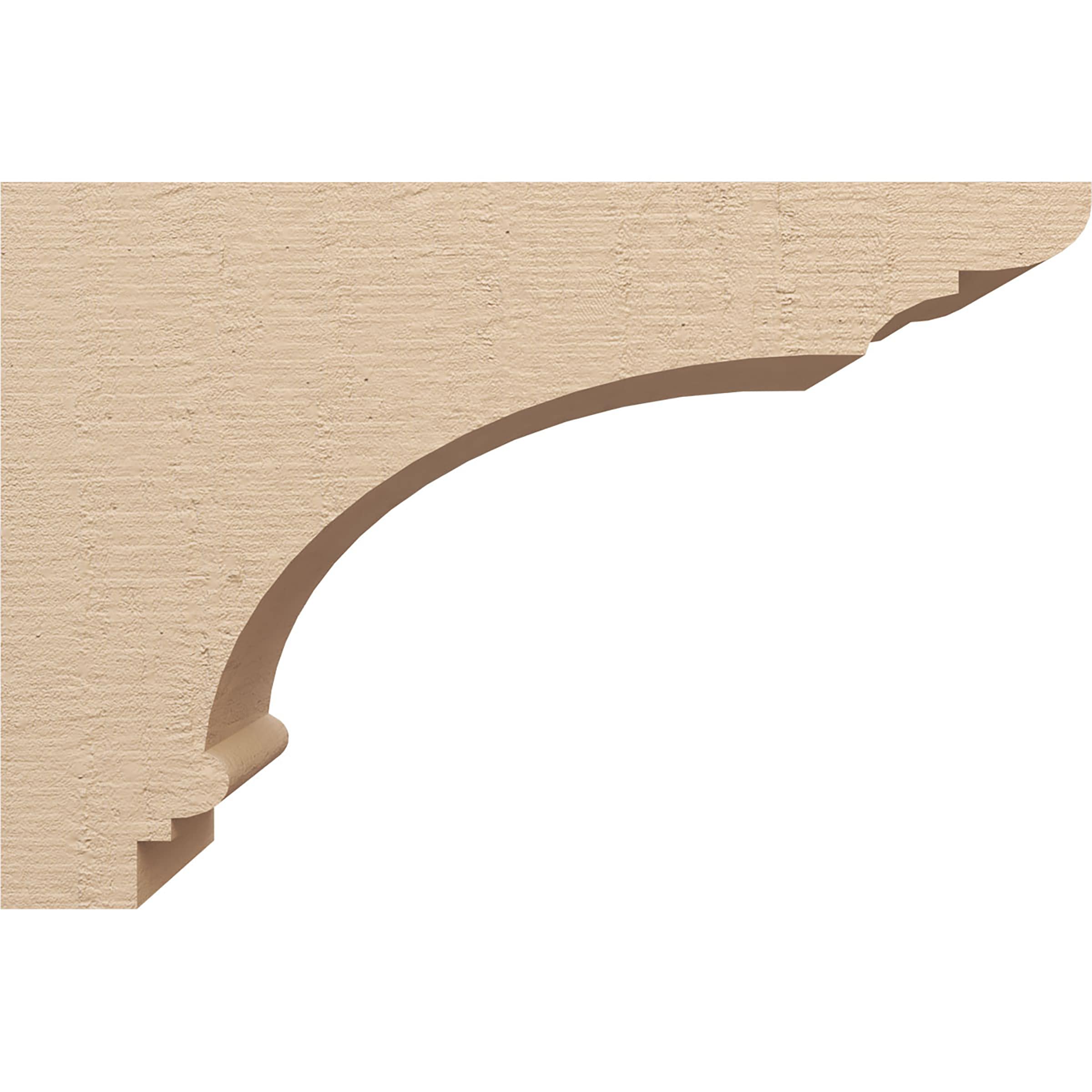 Ekena Millwork CORU08X24X16HUGRCPR corbels - View #3