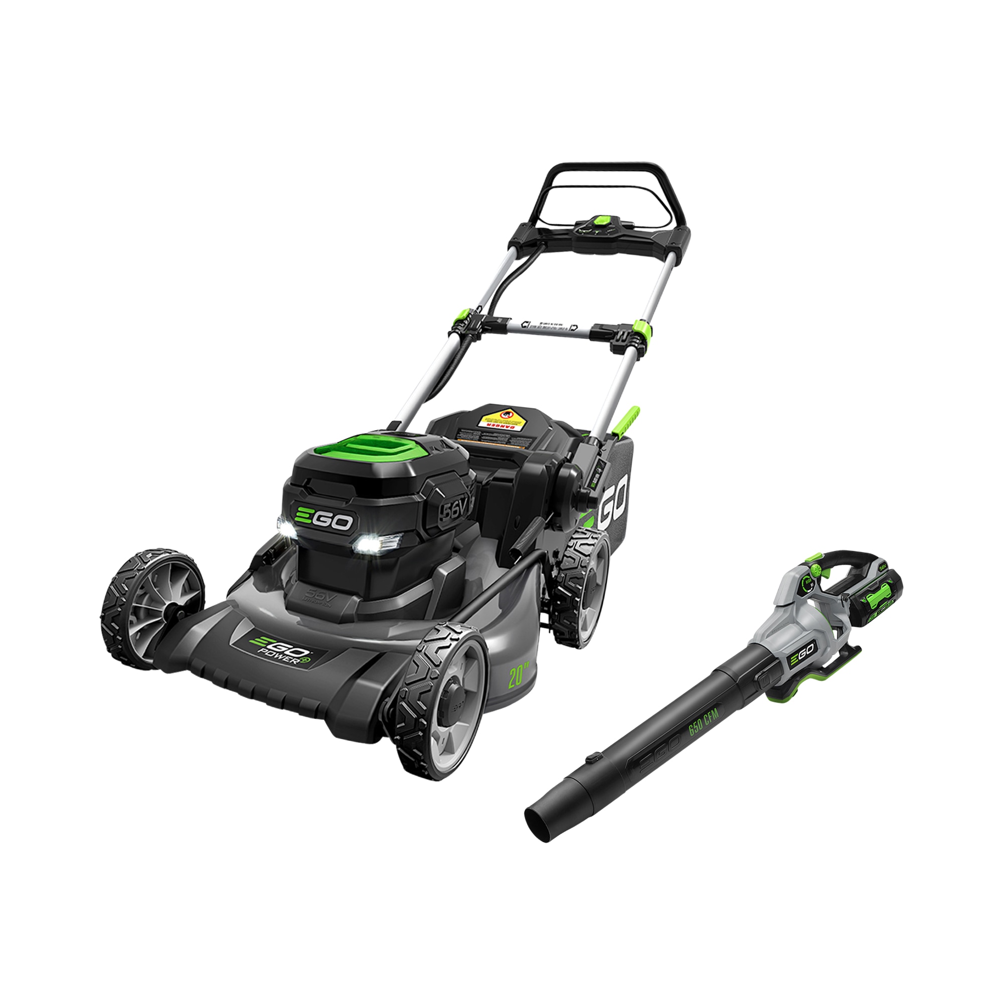 Shop EGO EGO POWER+ 56-Volt Brushless 20-in Push Cordless Electric Lawn ...