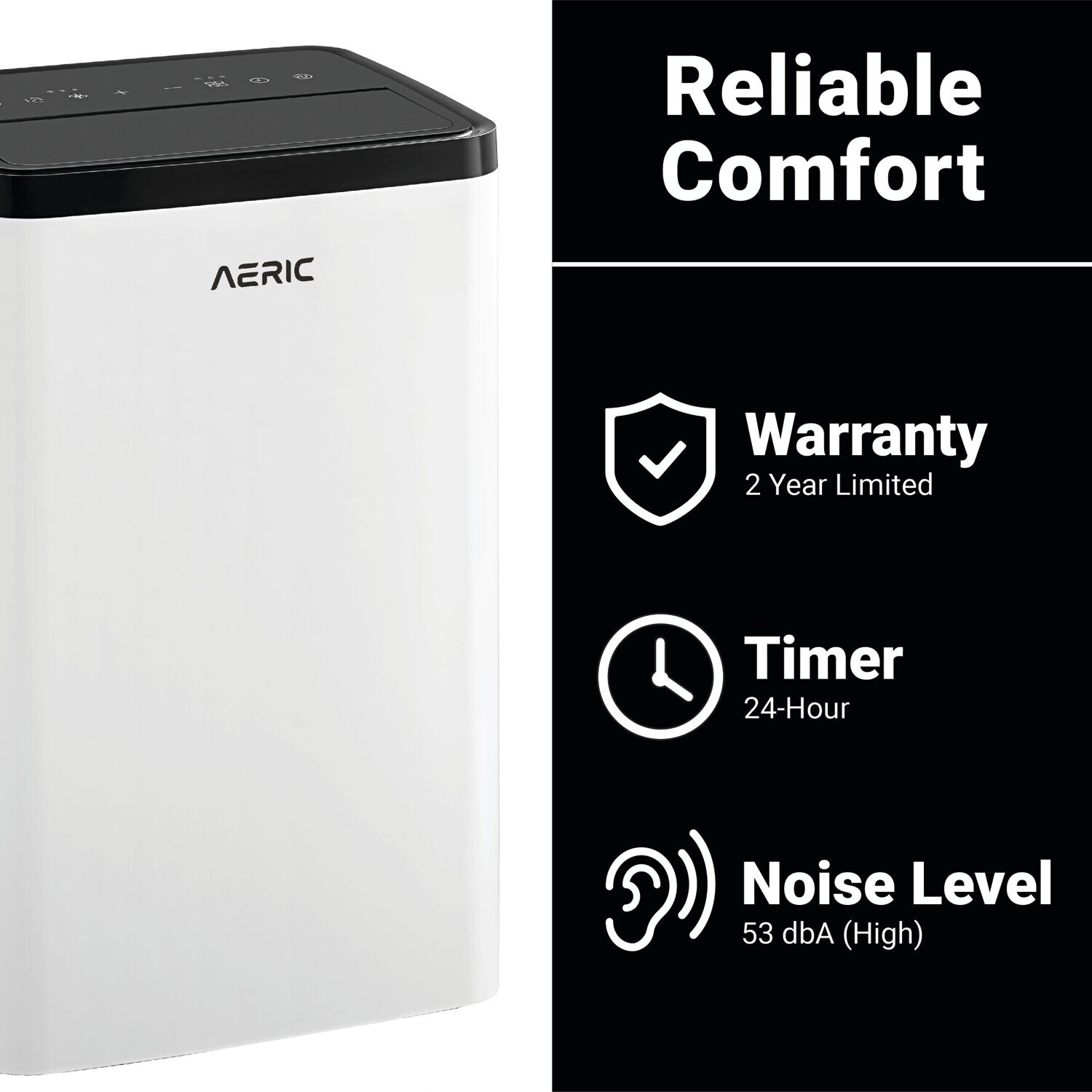 Aeric 10,000-btu Sacc (115-volt) White Vented Portable Air Conditioner 