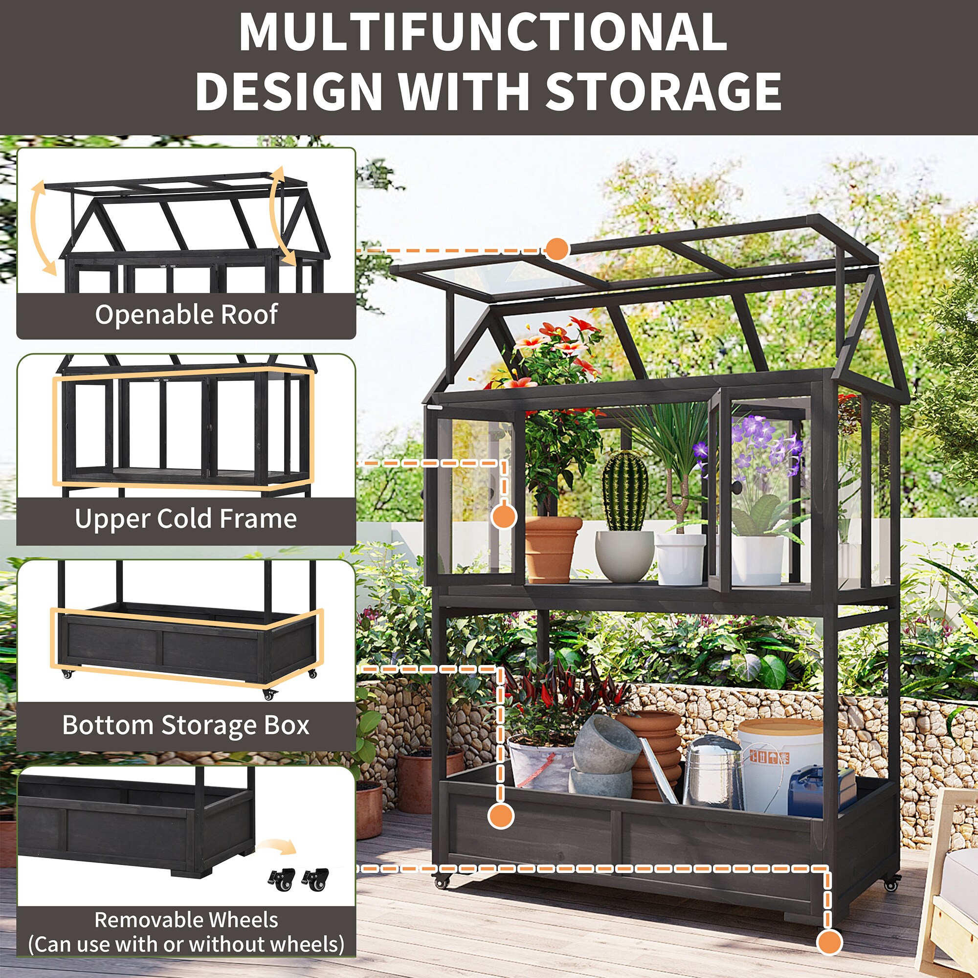 SINOFURN SYA010592BK greenhouses - View #11