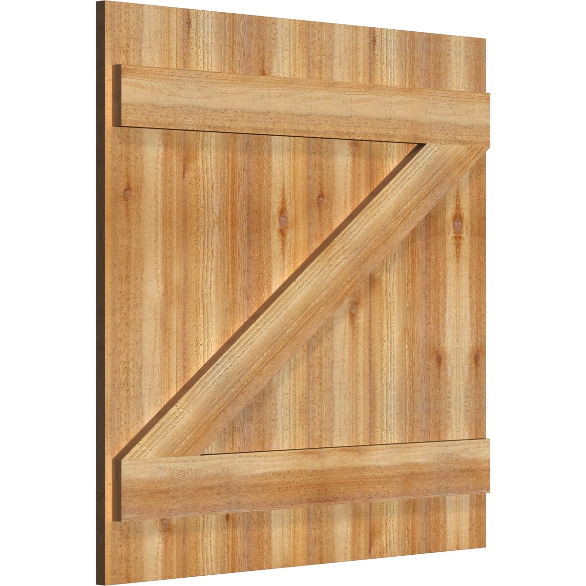 Ekena Millwork RBJ06Z32X032RWR Exterior-Shutters - View #2