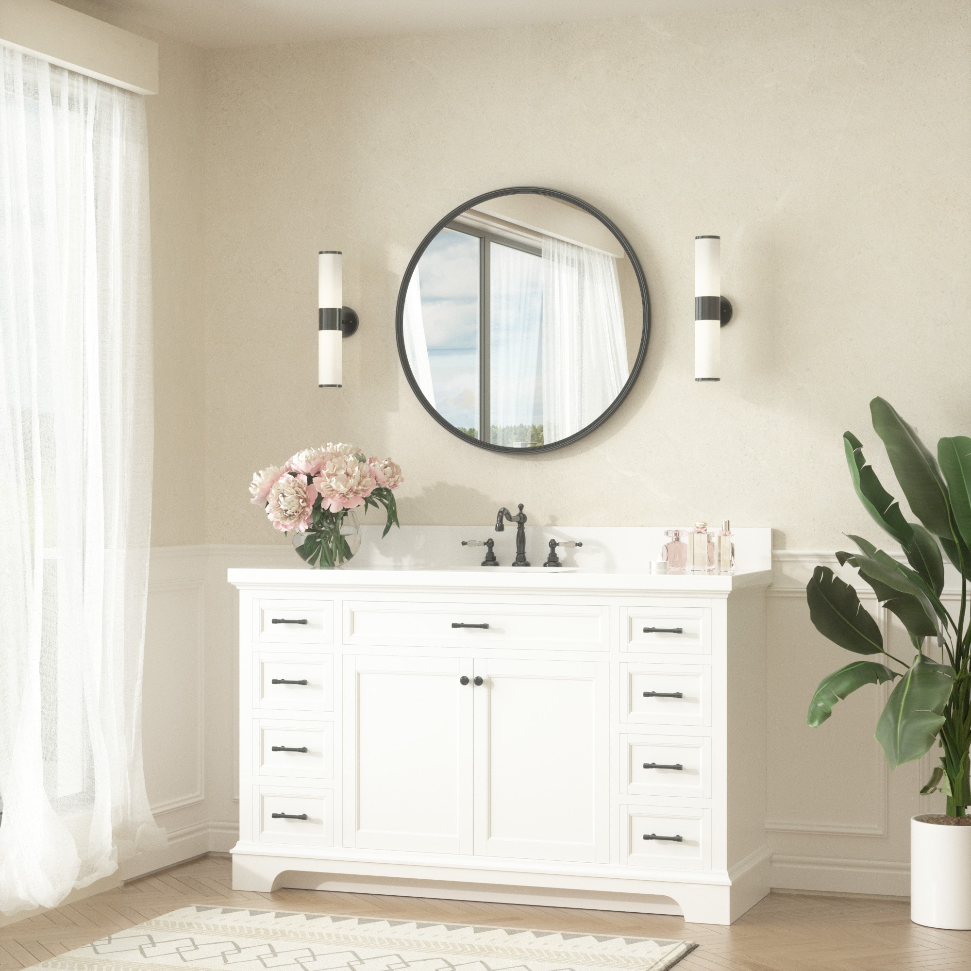 Keonjinn LW-YX18-R75BK Decor-Mirrors - View #3