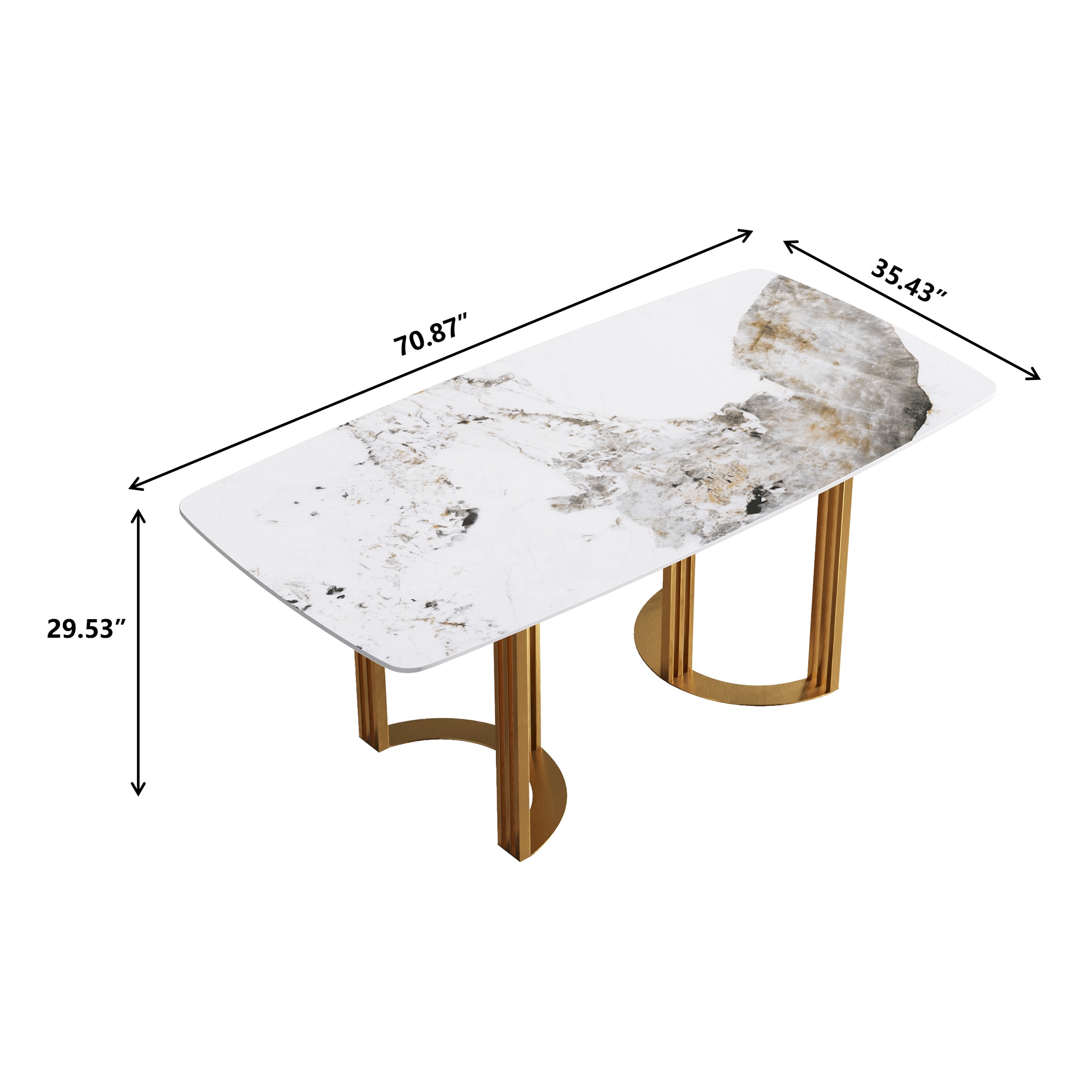 LIVIZA GIZ-AT1063WT Dining-Tables - View #3