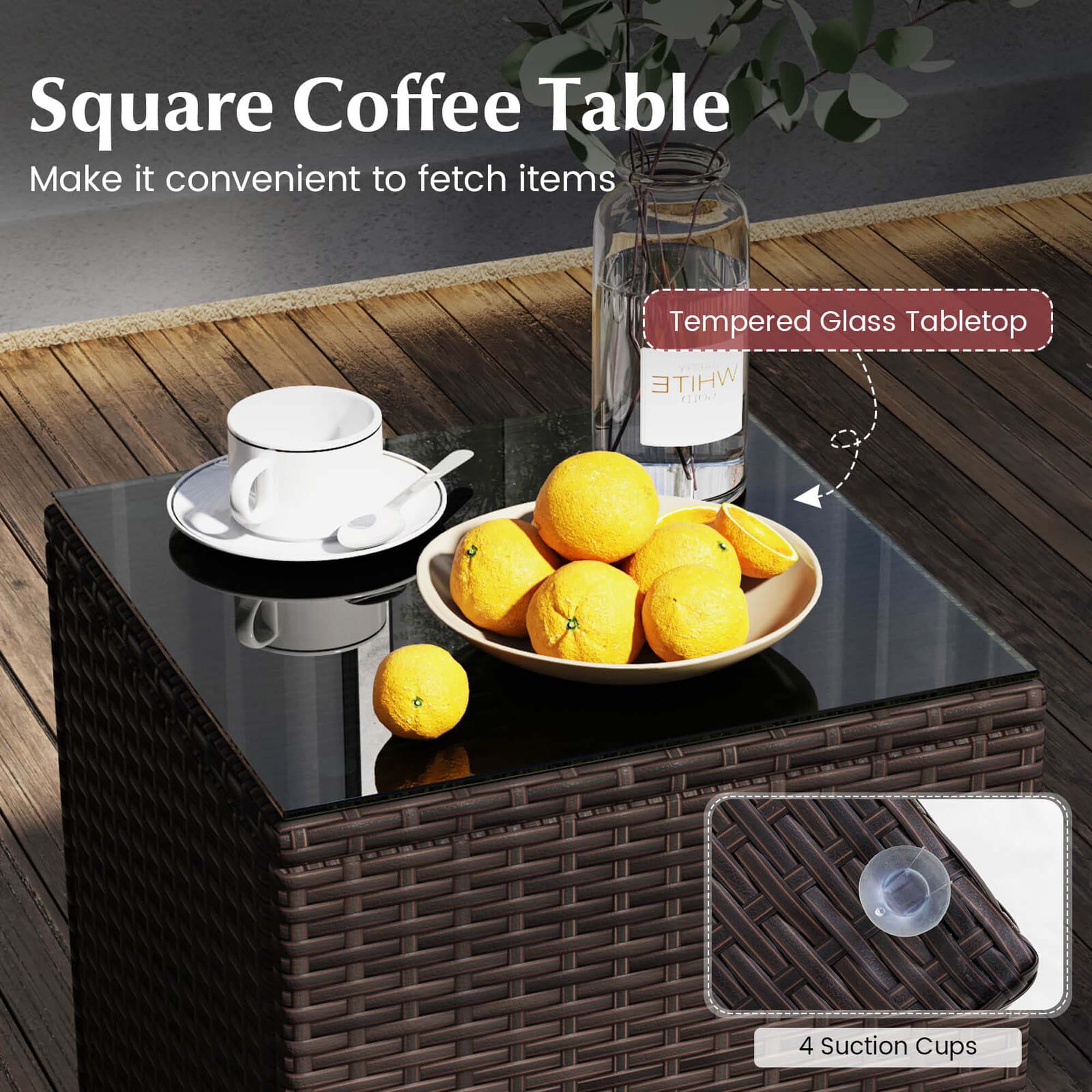 Costway HCST05249 Patio-Conversation-Sets - View #4
