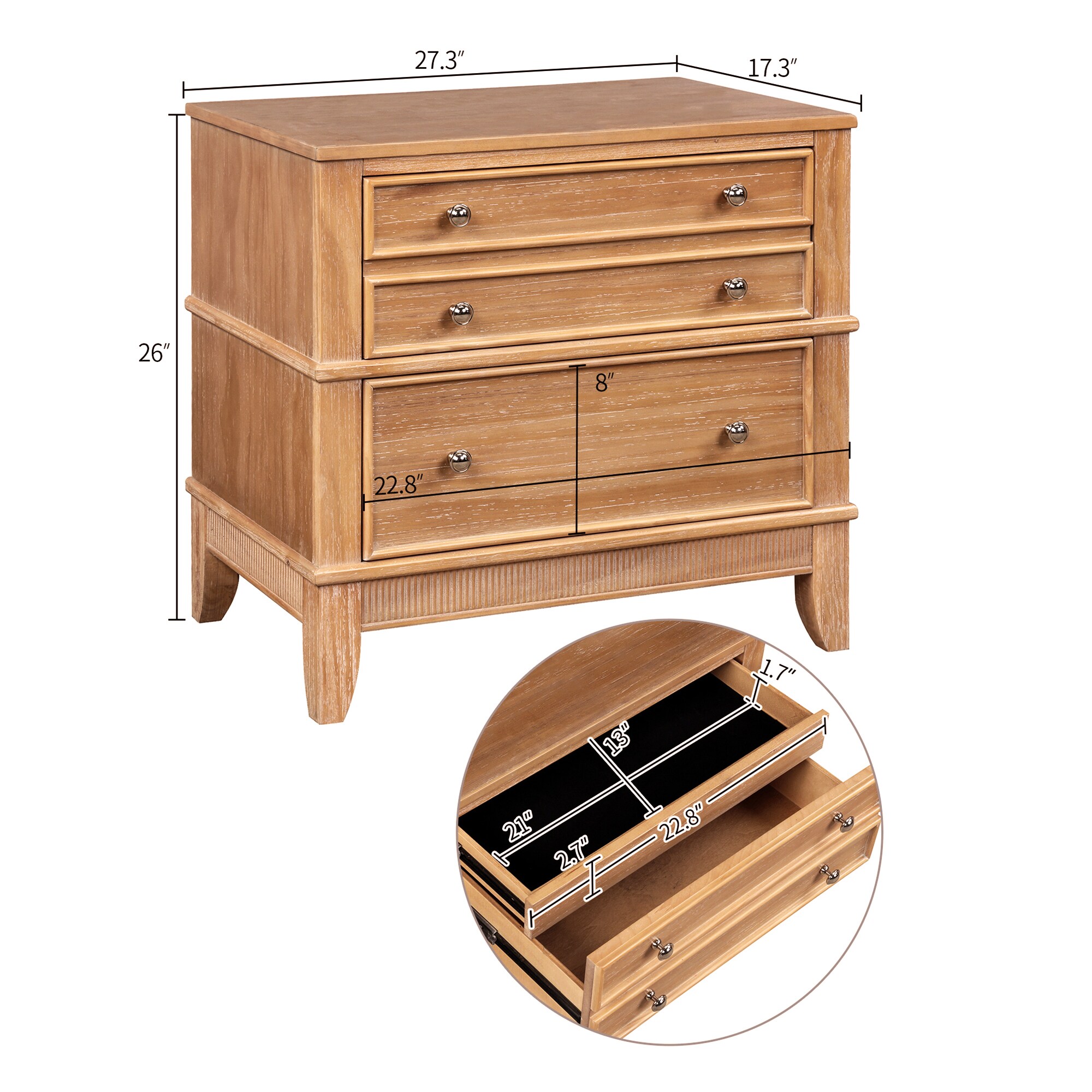 VERYKE LL-NSD032-2P nightstands - View #3