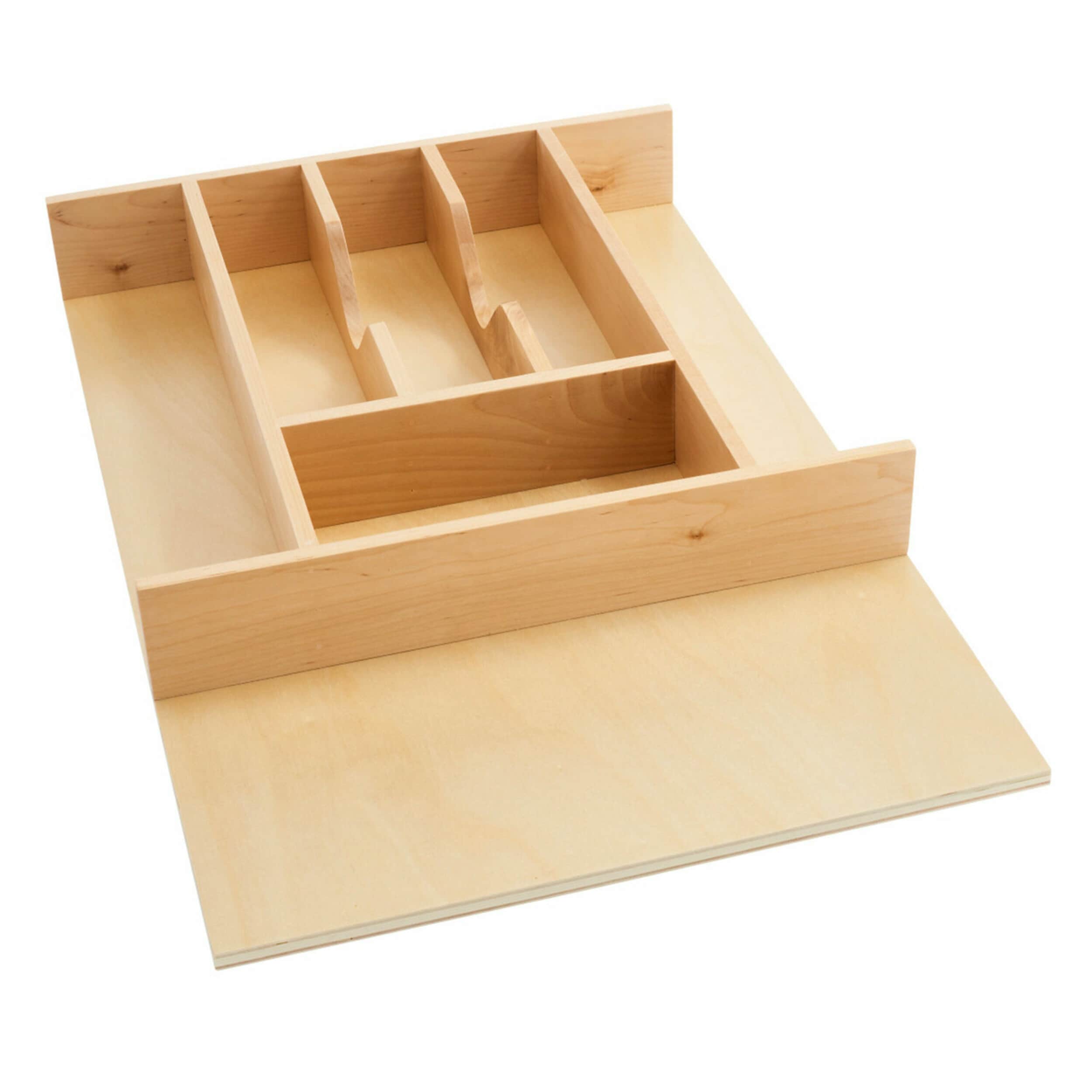 Rev-A-Shelf 299684 Cabinet Drawer Box 14.61-in W x 2.64-in H x 21.97-in D Natural maple Stained