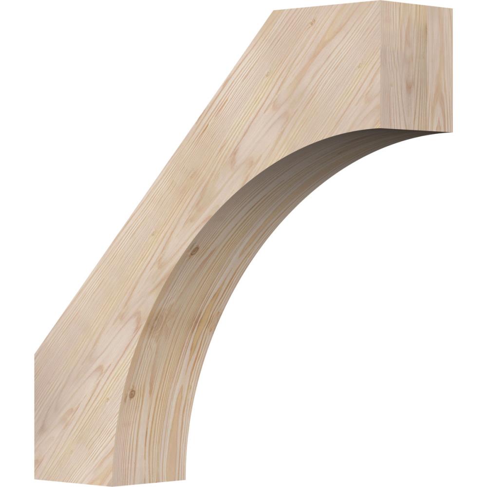 Ekena Millwork BRC06X24X24WTL00SDF 5-1/2-in x 24-in x 24-in Douglas Fir Unfinished Wood Westlake Smooth Knee Brace