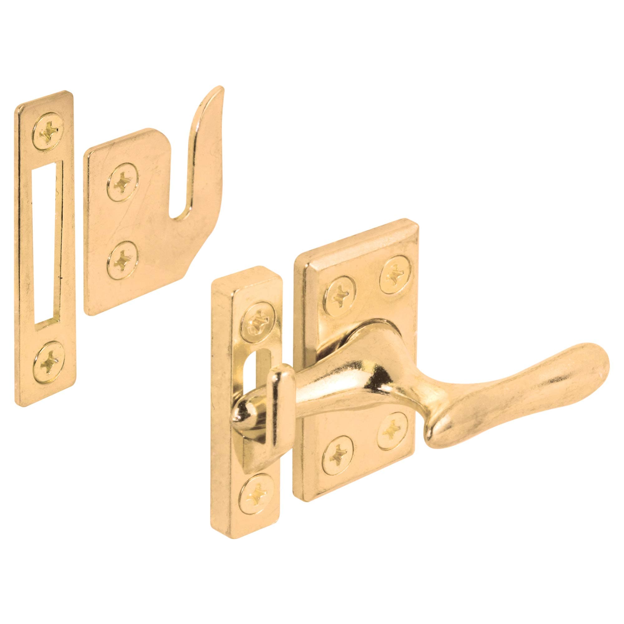 Prime-Line Brass-Plated Die-Cast Zinc Casement Lock 1 pk #171857-3345-39E8