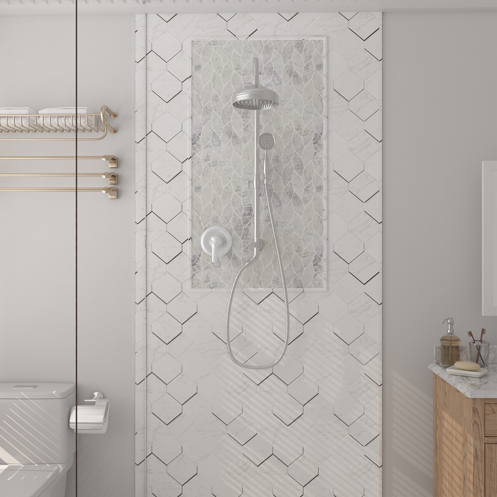 Clihome DG-SS806BG12 Showerhead-Bar-Panels - View #3