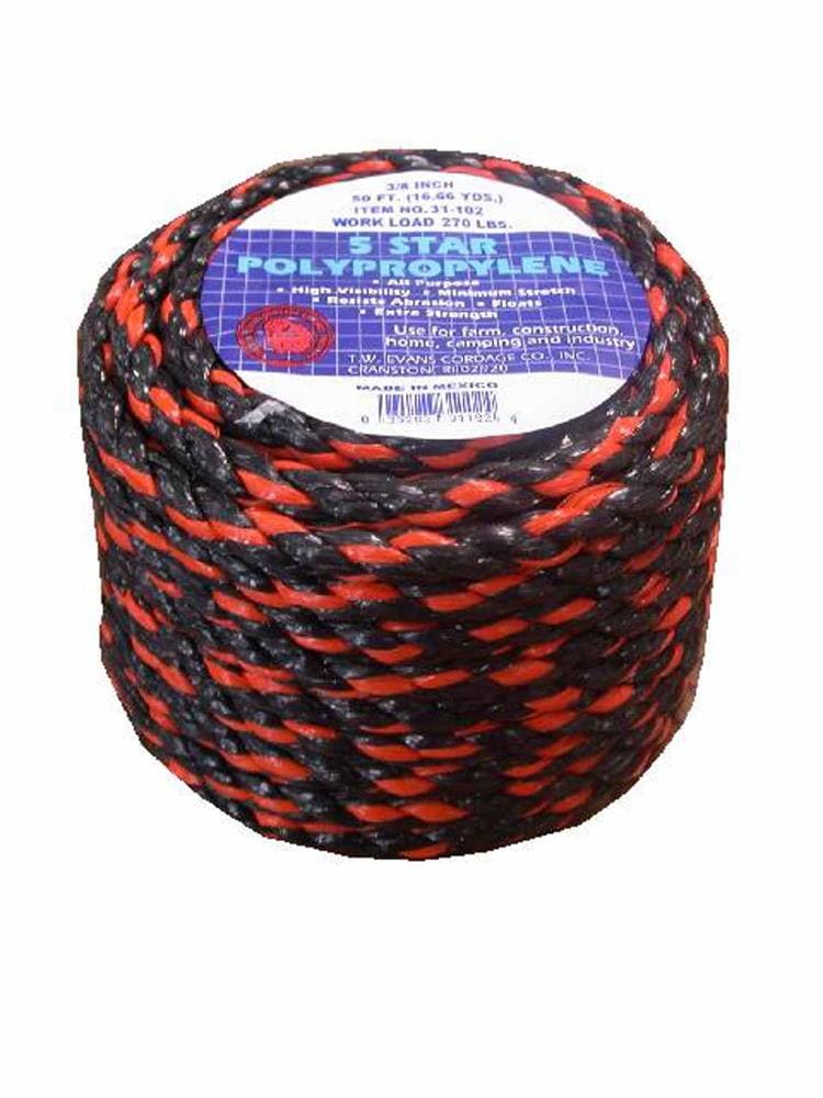 T.W. Evans Cordage 0.75-in x 100-ft Twisted Polypropylene Rope  (By-the-Roll) in the Rope (By-the-Roll) department at