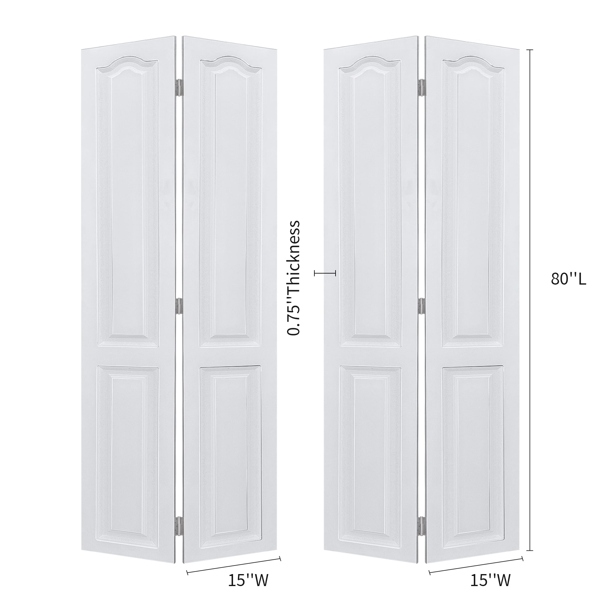 LOVMOR SF-L-T3910P382432 Bifold-Sliding-Closet-Doors - View #2