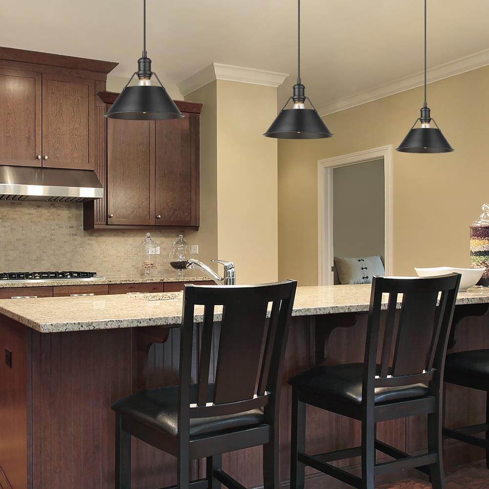 Golden Lighting 3306-M BLK-BLK Pendant-Lights - View #3