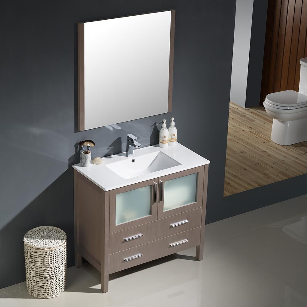 Fresca FVN6236GO-UNS Bath-Vanity-Combo - View #3