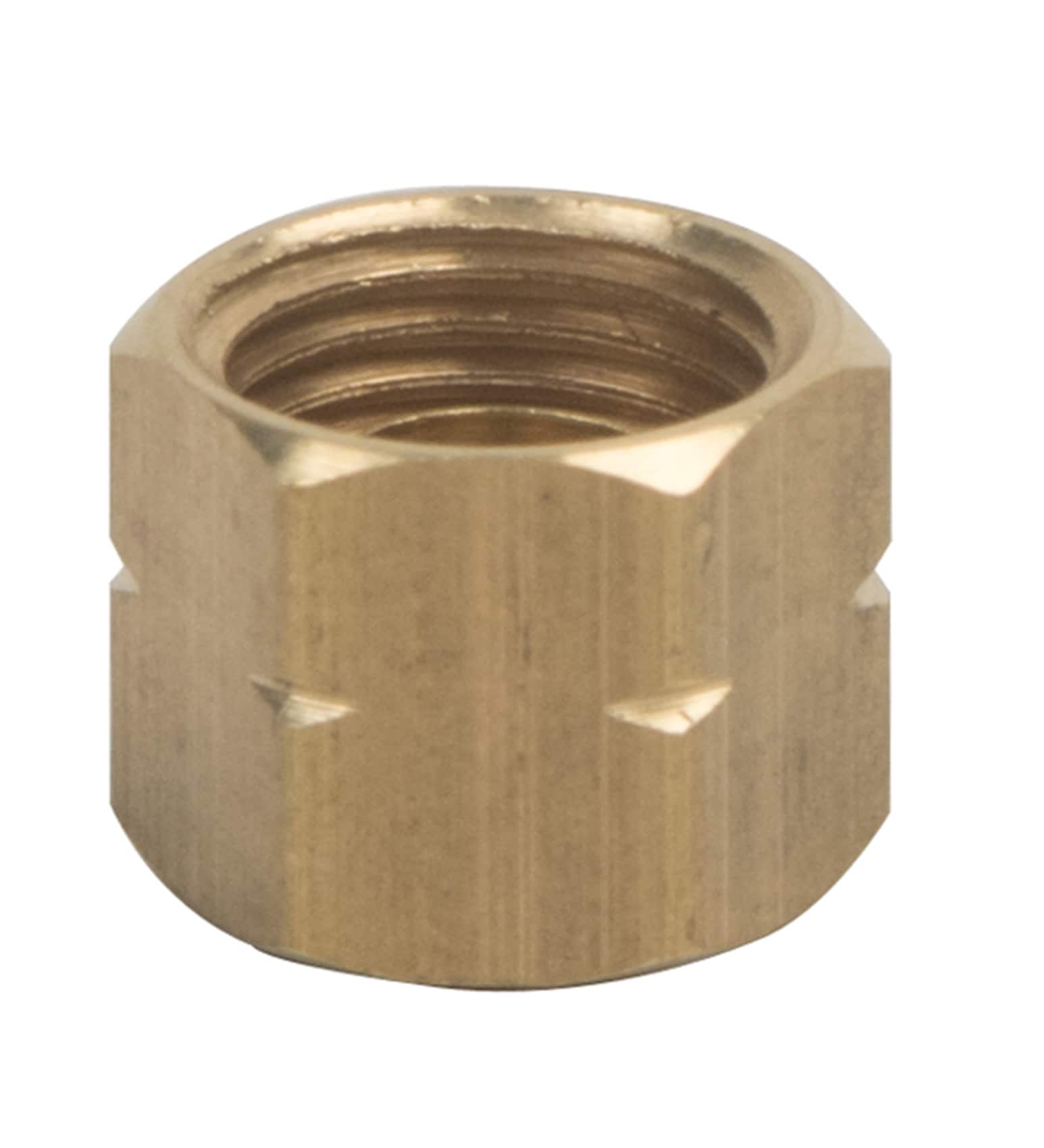 4 pieces Brass 1/4 Line Compression Fitting Union Steel Copper Nylon  Plastic