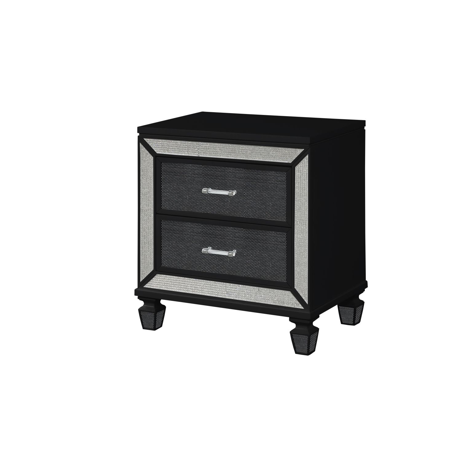 JASMODER B00970967 Black Mdf Bookcase with Doors (17.01-in W x 29.02-in H x 25.98-in D)