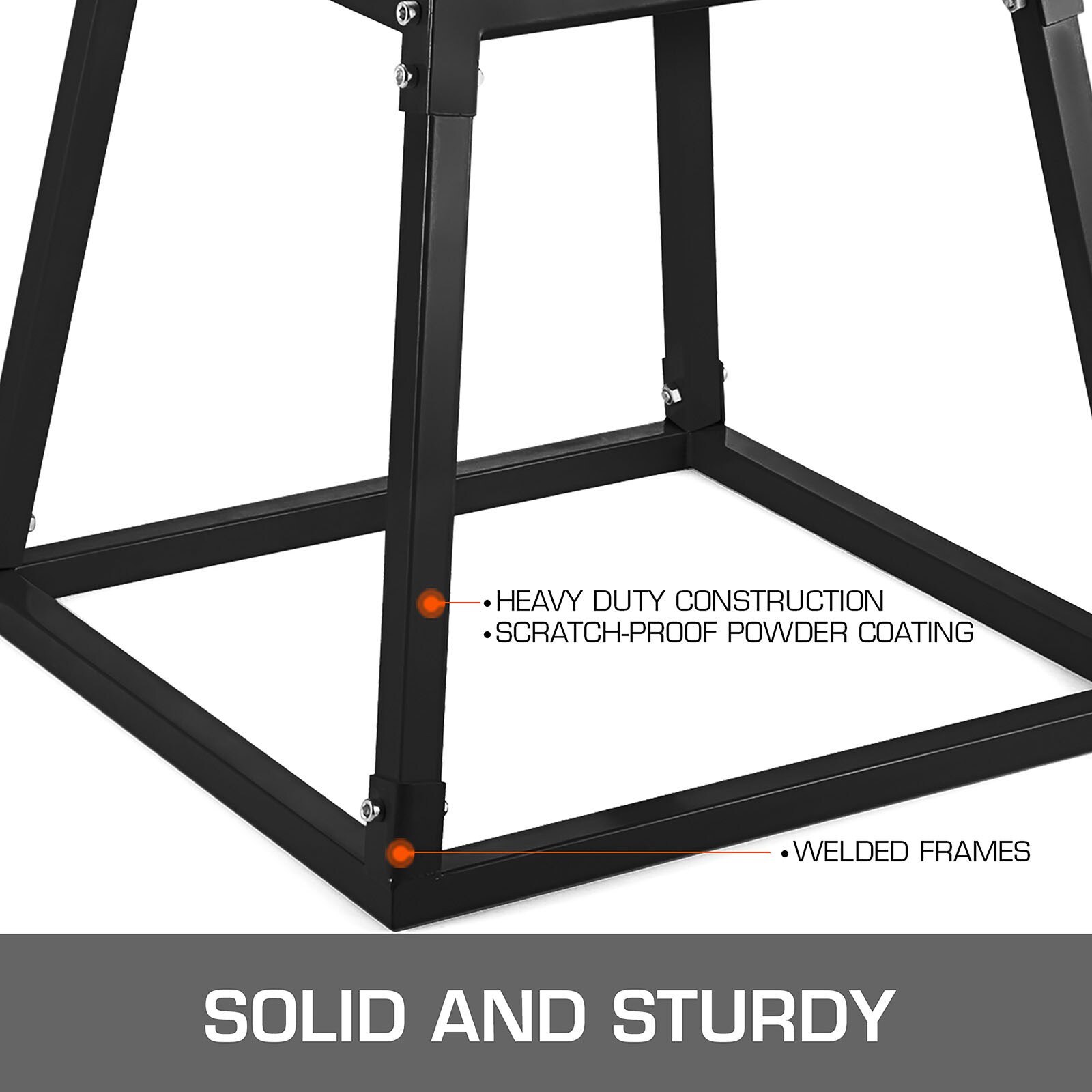 GoSports Fitness Wood Plyo Jump Box - Adjustable Height –