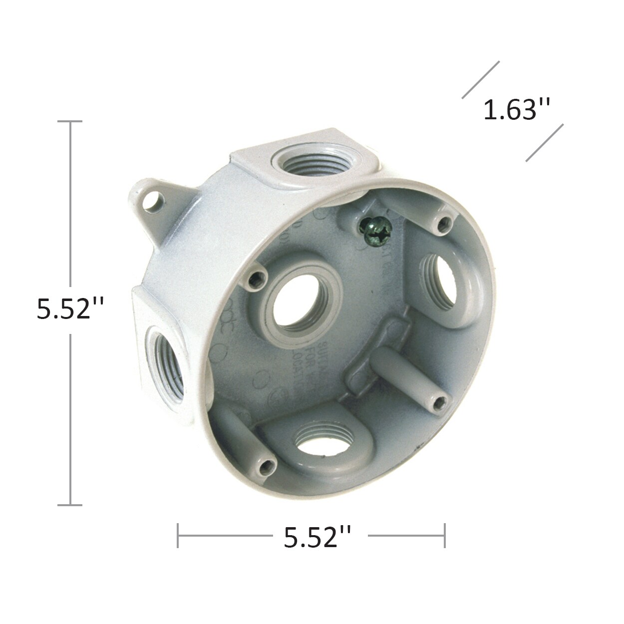 4 Die Cast Aluminum Round Weatherproof Electrical Outlet Boxes - China  Round Weatherproof Box and Round Water Tight Box