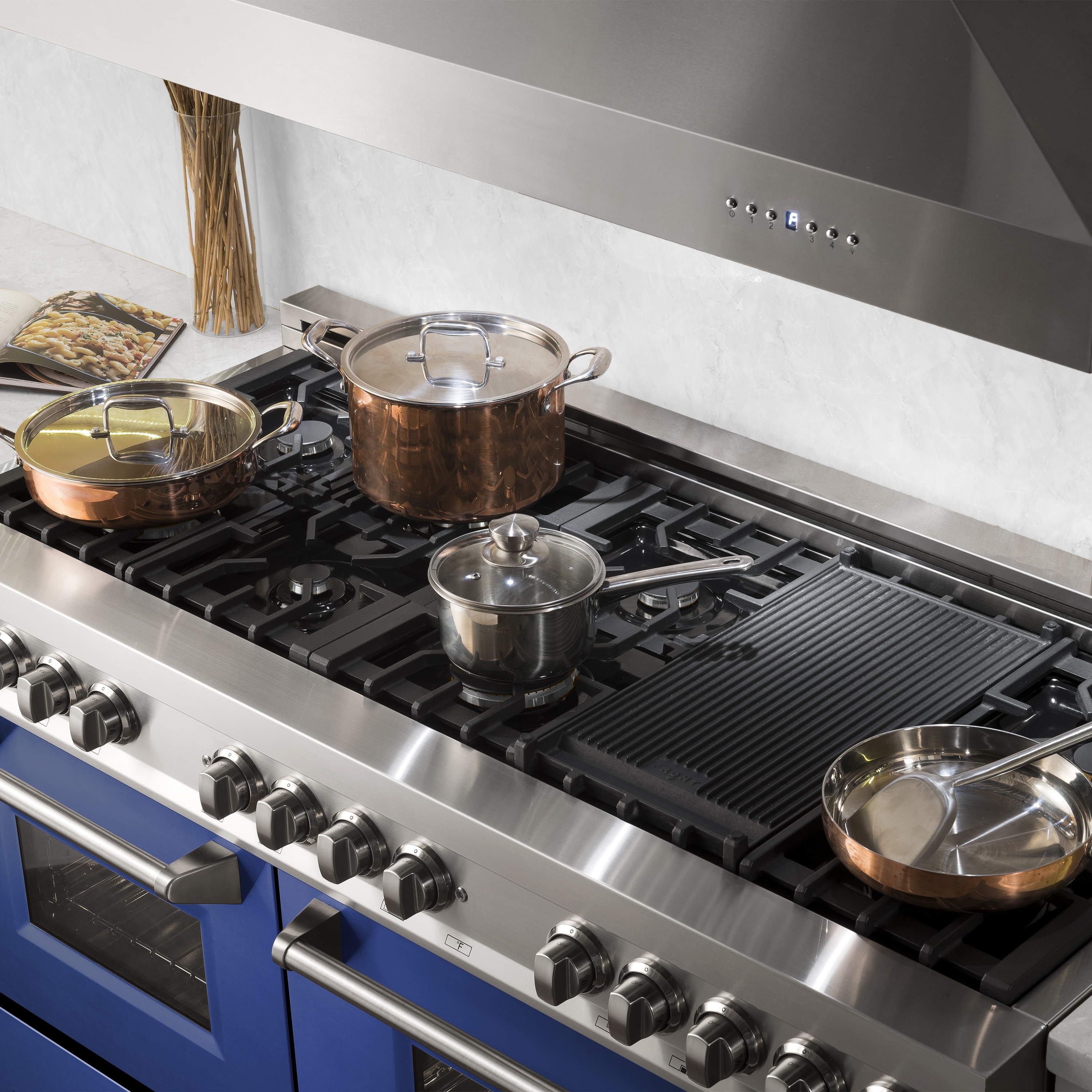 ZLINE KITCHEN & BATH RA-BM-60 Double-Dual-Fuel-Ranges - View #7