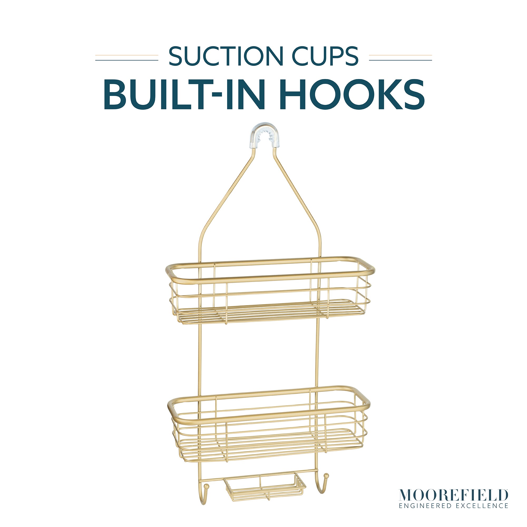 Moorefield SC428GLD Hanging-Shower-Caddies - View #4