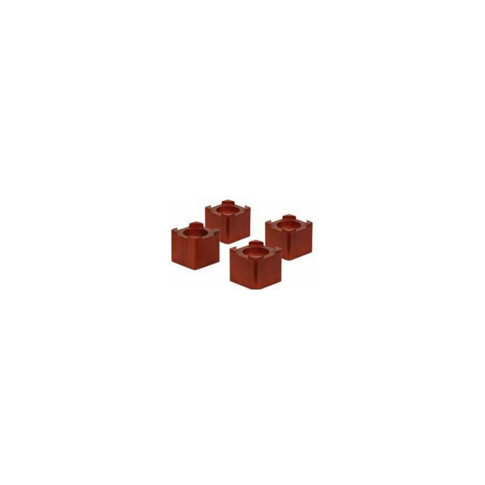 Honey-Can-Do HNY704  International STO-01151 Wood Bed Lifts- Dark Finish