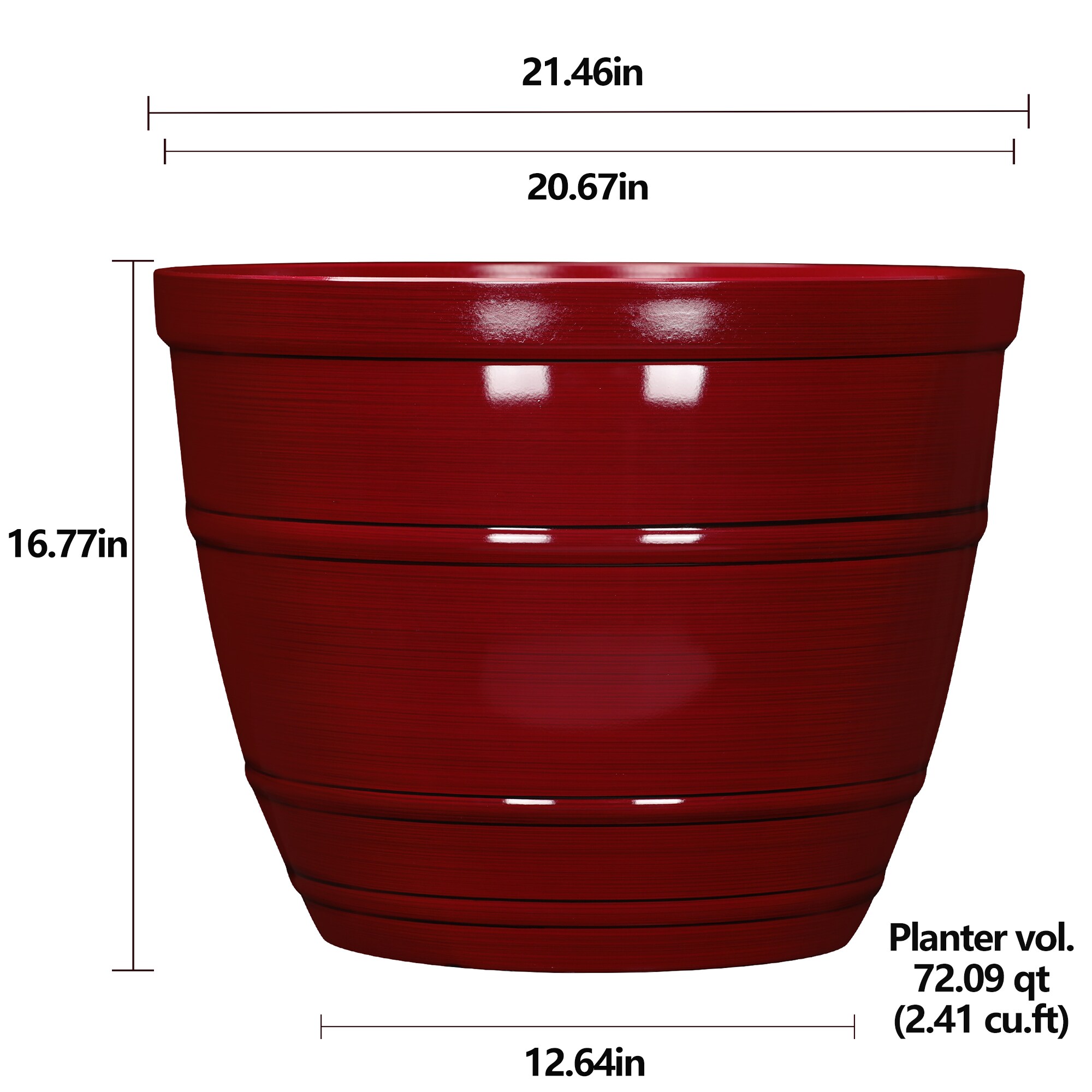 Style Selections PLH1522BRH Planter-Window-Box - View #4