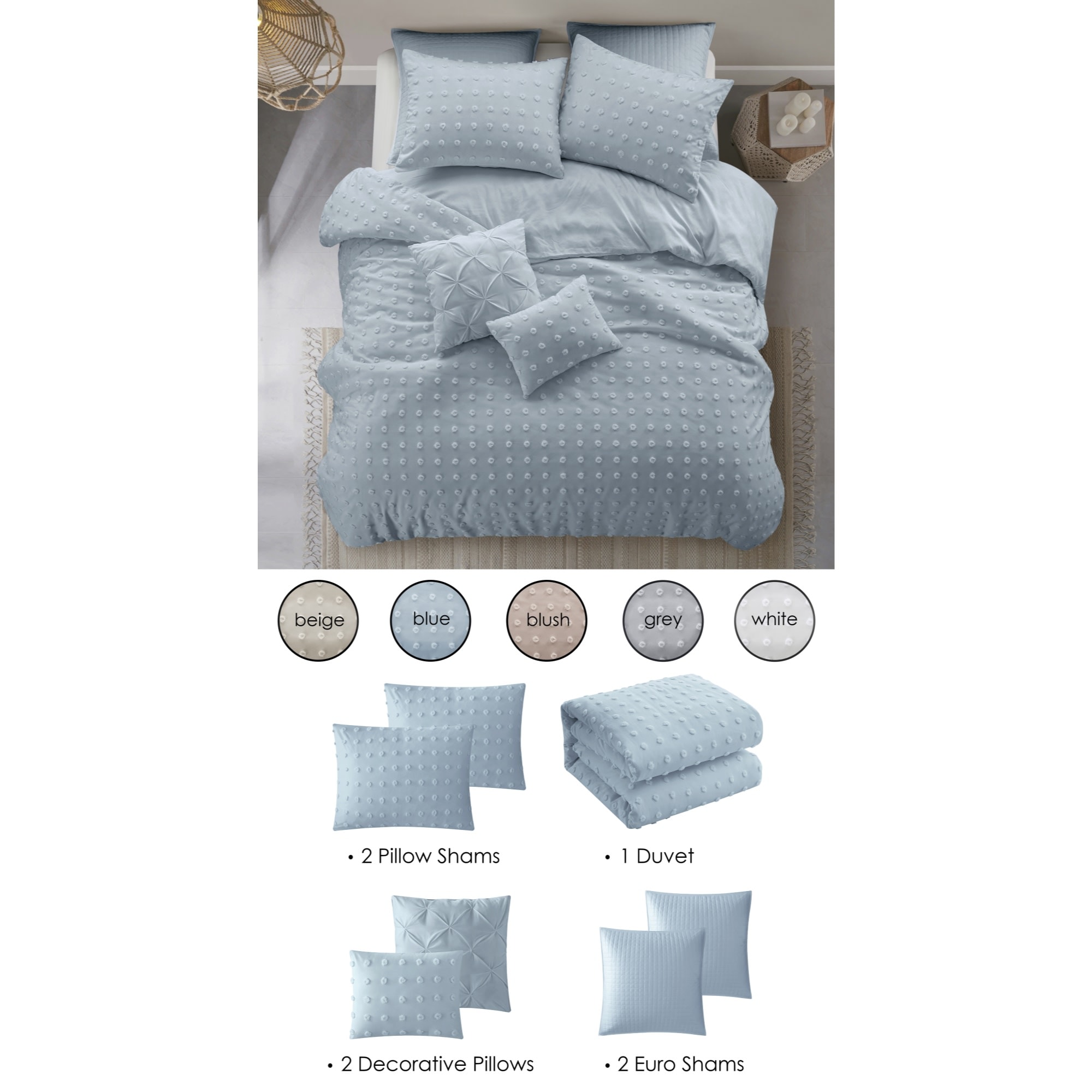 Grace Living GDV368-32BLK-LS Comforters-And-Bedspreads - View #3