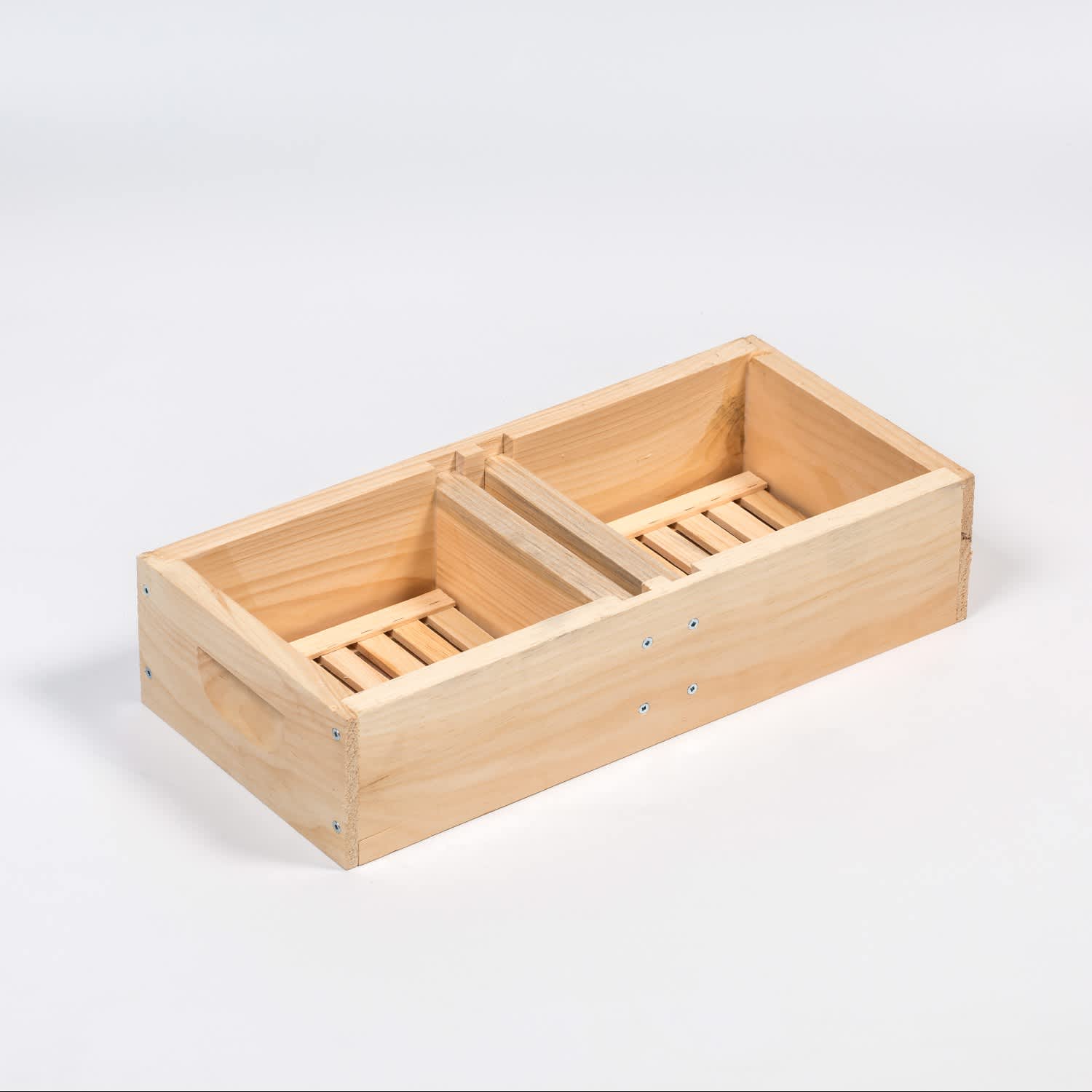 Lehman's Lehmans Beekeeping Top Feeder - with Floats - for 5 Frame Nuc Beehive - Assembled Pine Wood - Amish Made #100012976