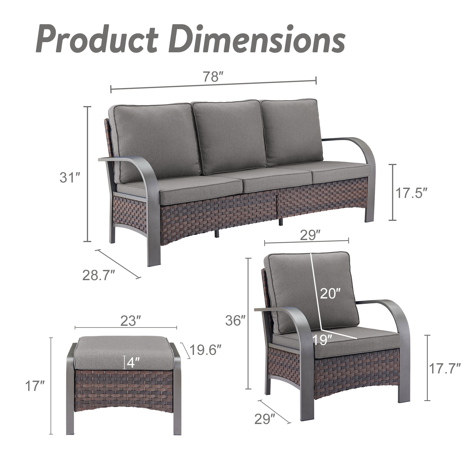 Rilyson FSTZB131140-3 Patio-Conversation-Sets - View #10