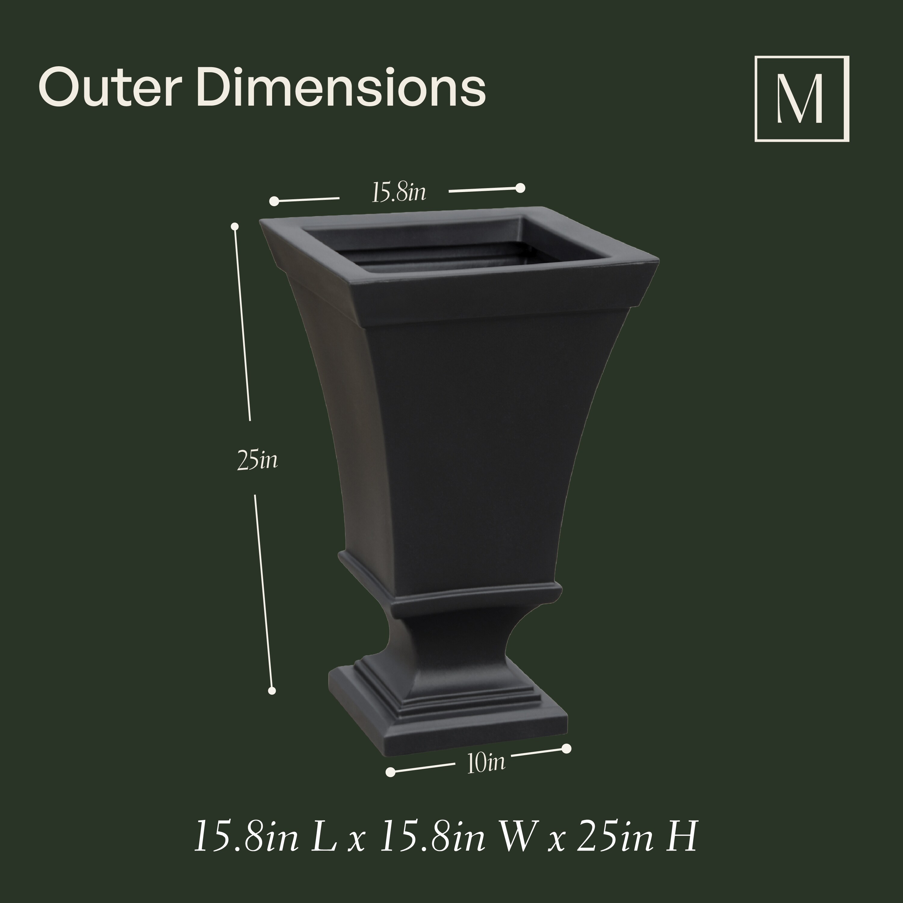 Mayne 7892-B Planter-Window-Box - View #8