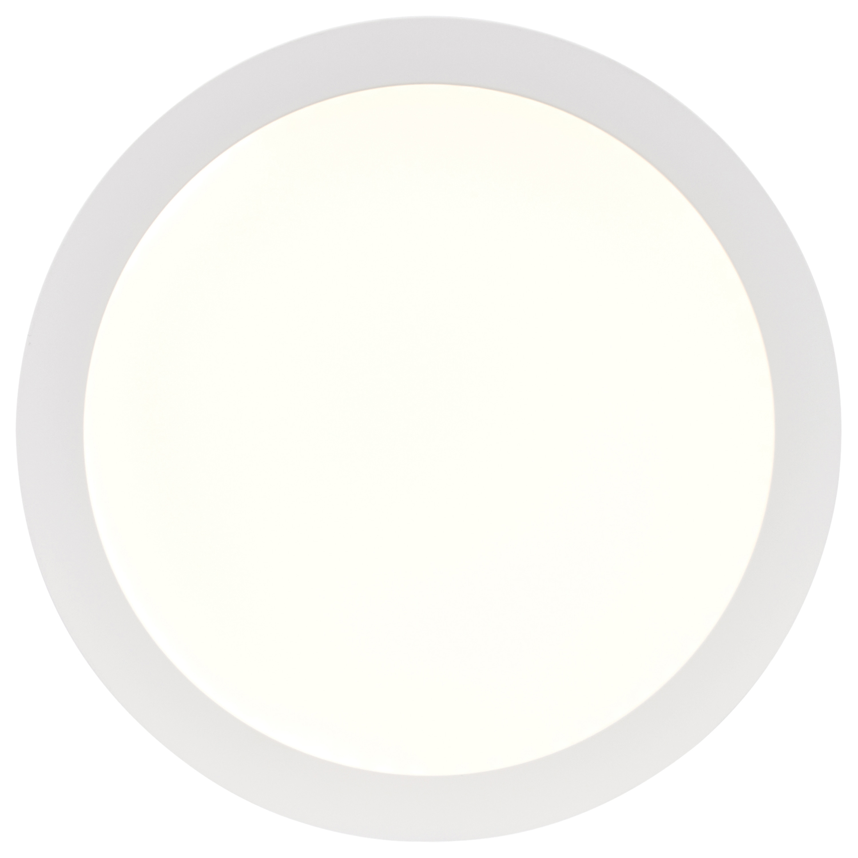 White Acrylic 9" Round LED Flush Mount Light