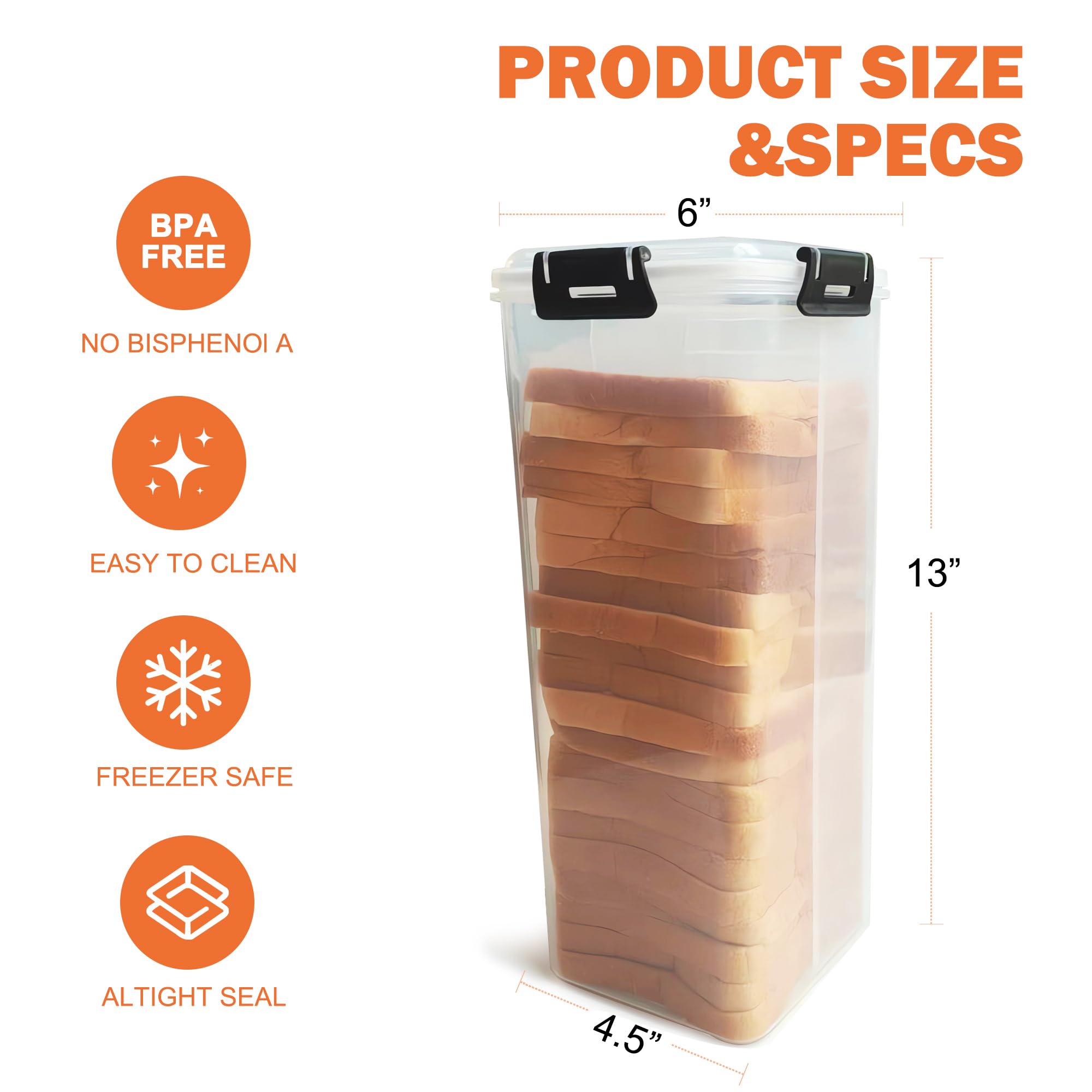 Aoibox LAB0VQ2X Food-Storage-Containers - View #3