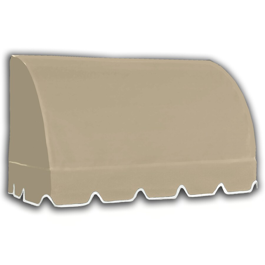 Awntech RS22-4T Maui LX 216-in Wide x 120-in Projection Fabric Forest/Tan Multi Striped Patio Awning