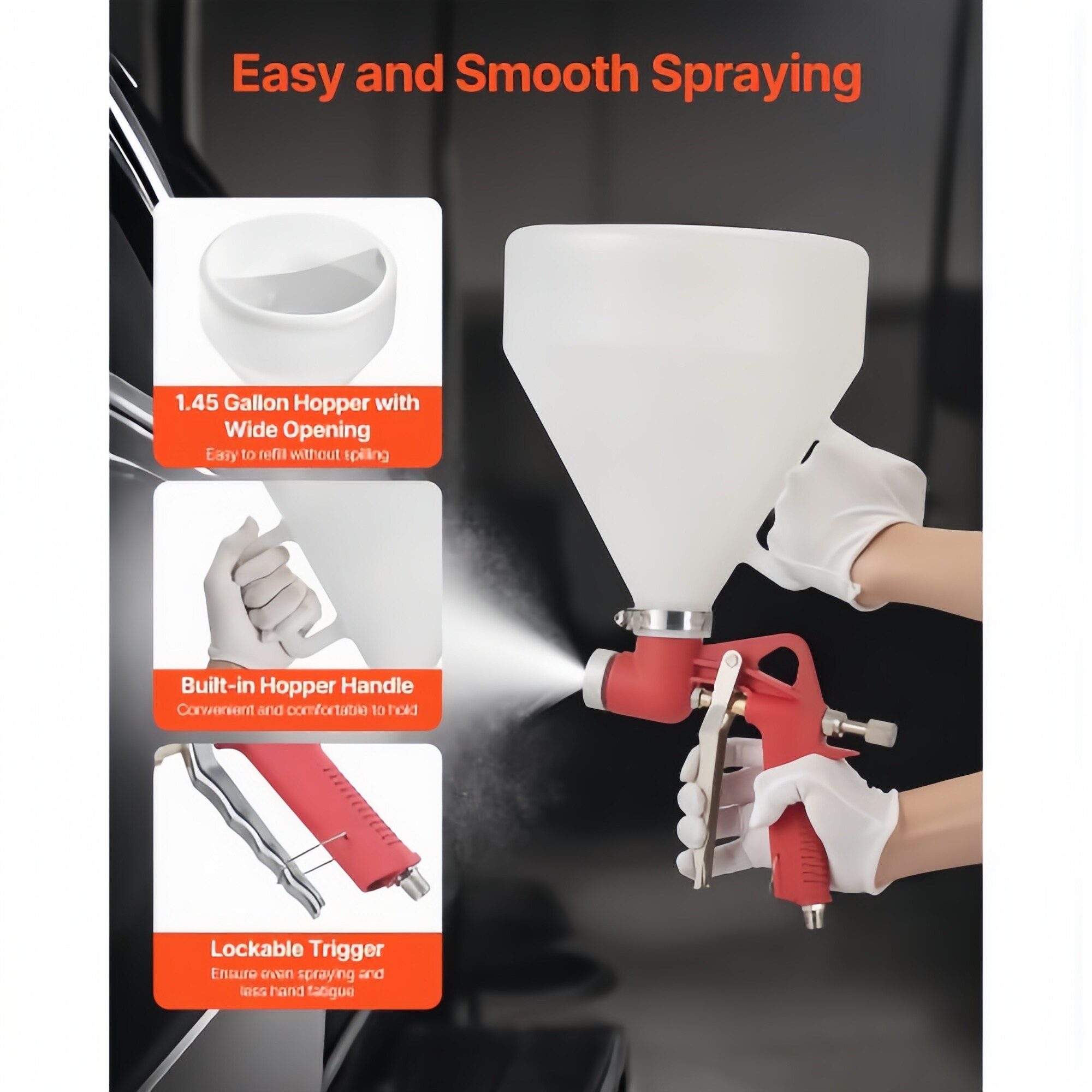 Numhew NHBEN40209 Stationary-Air-Powered-Texture-Sprayers - View #8