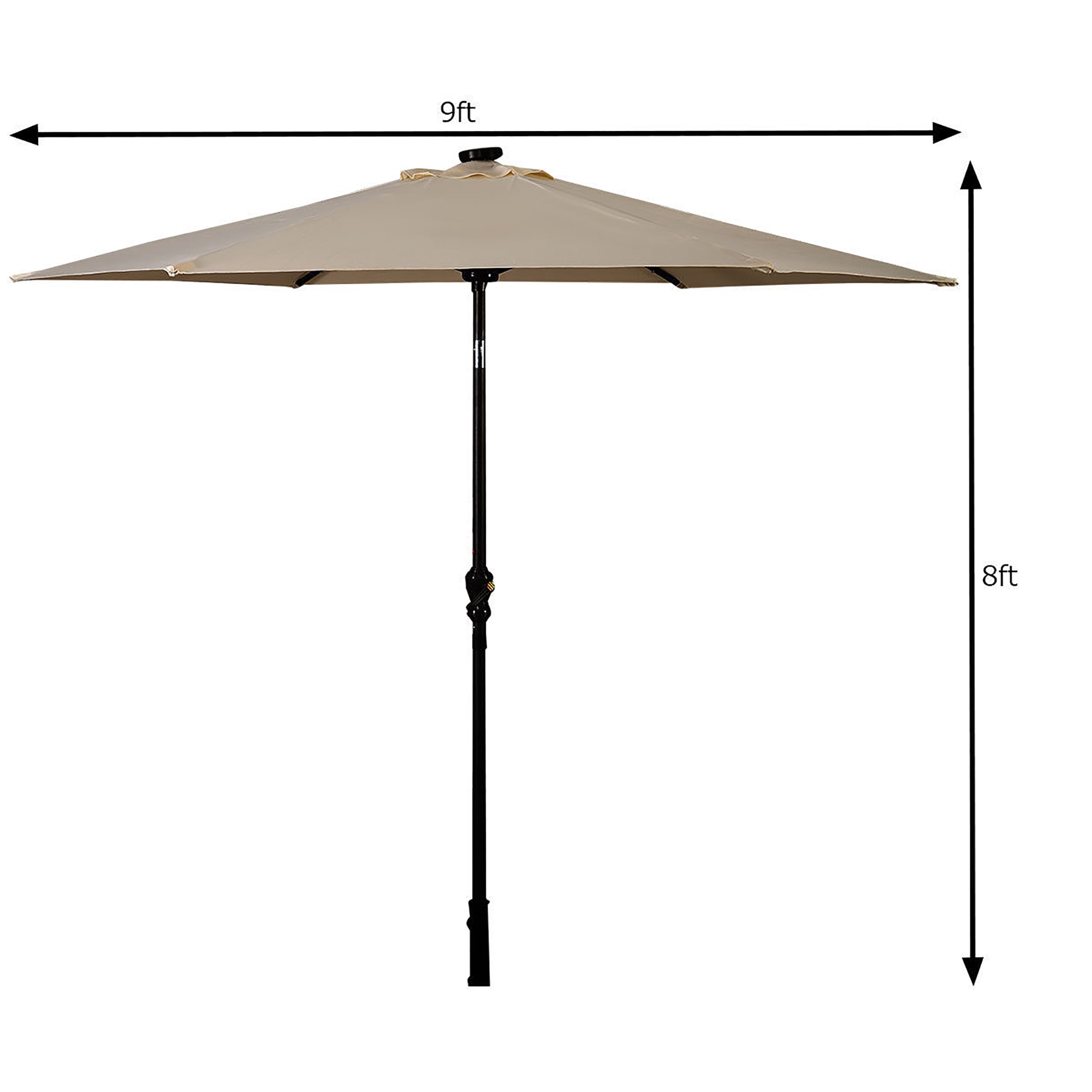 Costway OP2804BE Umbrellas-2 - View #9