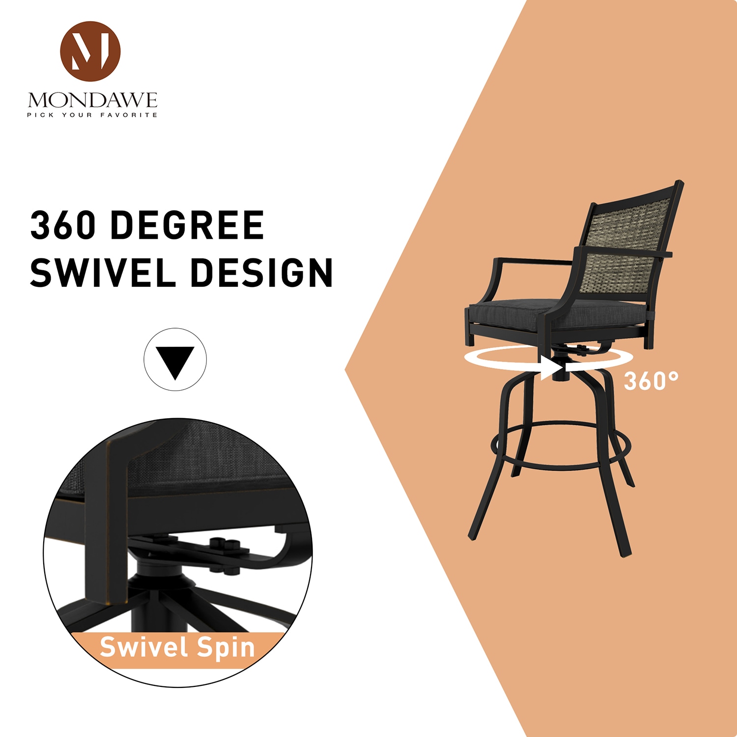 Mondawe 21OD140122OR Patio-Chairs - View #6