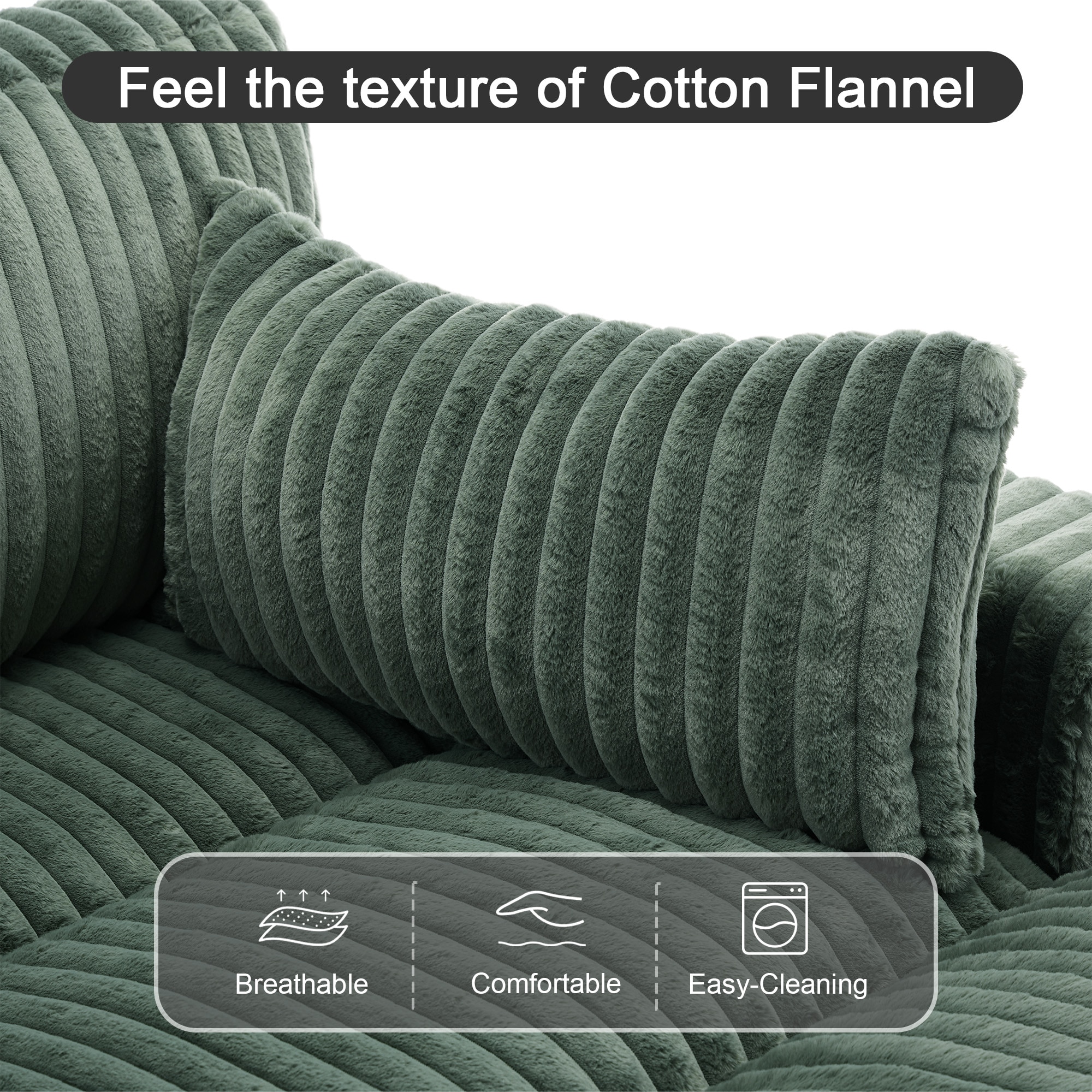 Dreamsidea CS02M GREEN-R-E1 Sofas-Loveseats - View #6