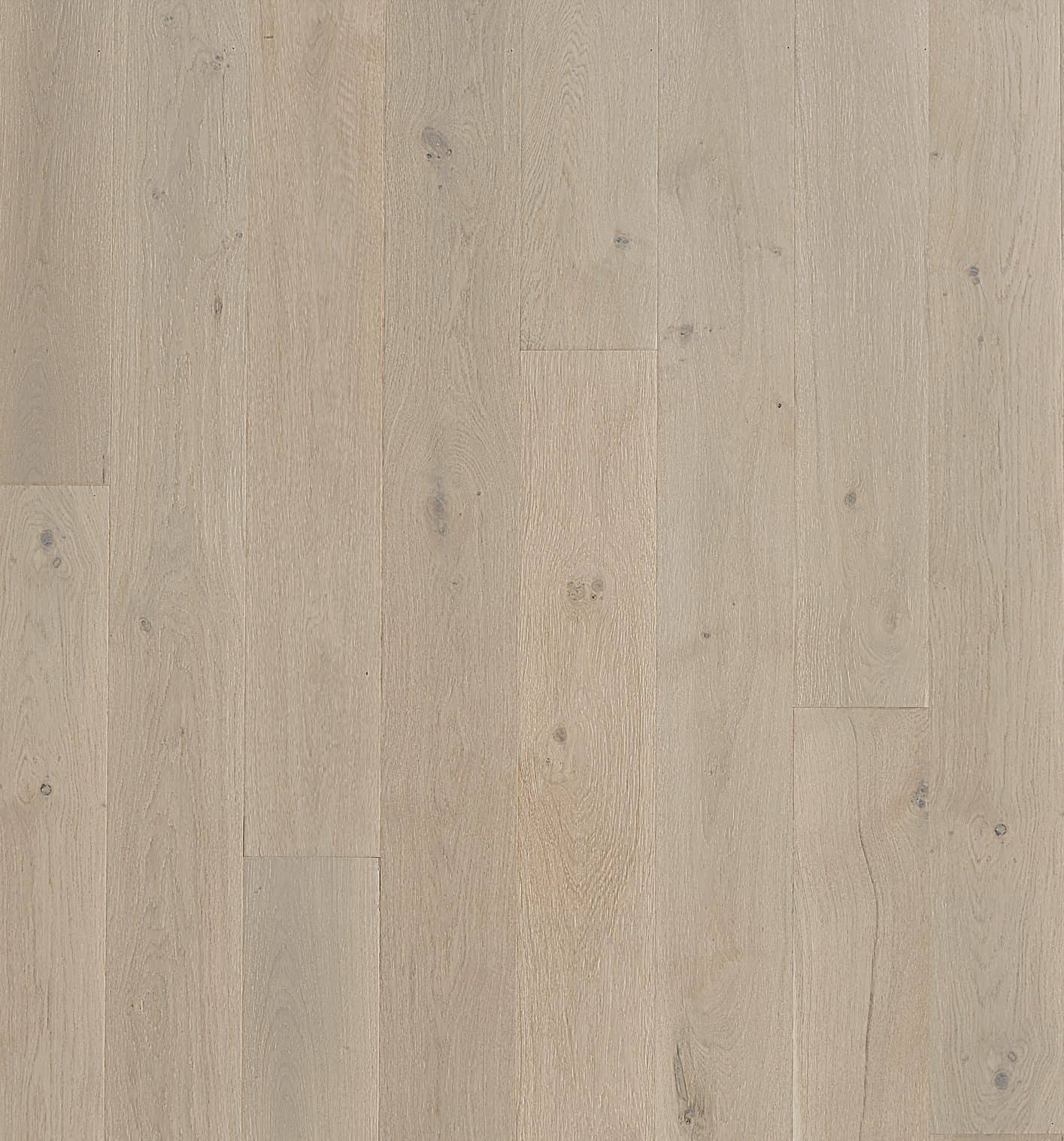 Element Flooring FCHZA059 Irving Park Dewdrop European white oak 8-33/50-in W x 9/16-in T x Varying Length Wirebrushed Water Resistant Engineered Hardwood Flooring ( 31.25-sq ft / Carton )