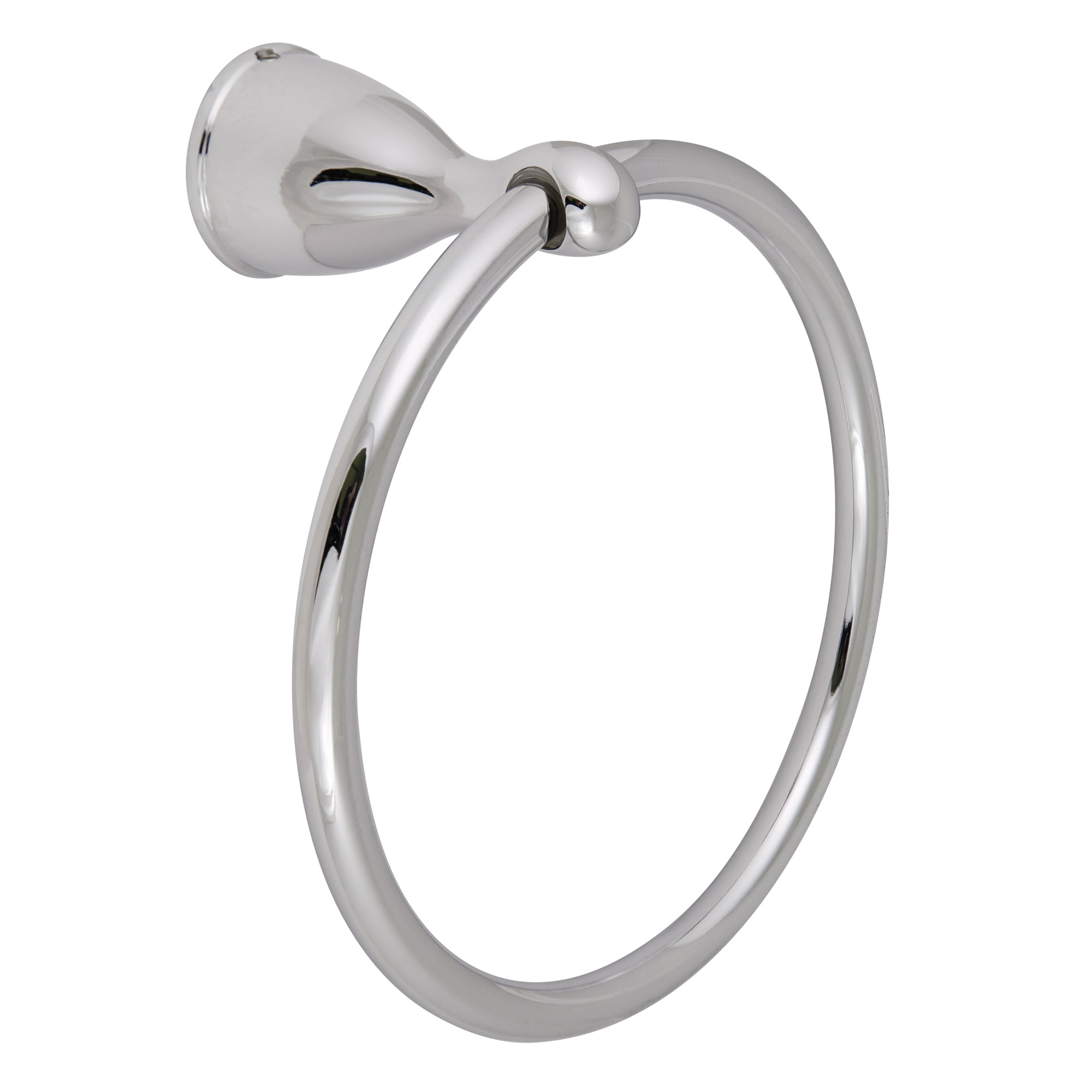 Design House 558593 Ames Polished Chrome Wall mount Single Towel Ring