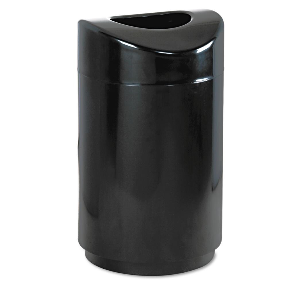 Rubbermaid Commercial Products Step-On 30-Gallon Black Steel Touchless Trash  Can with Lid at