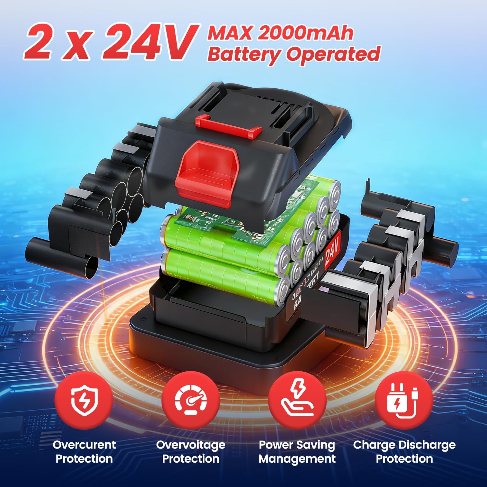 Numhew NHDREW400951 Cordless-String-Trimmers - View #7