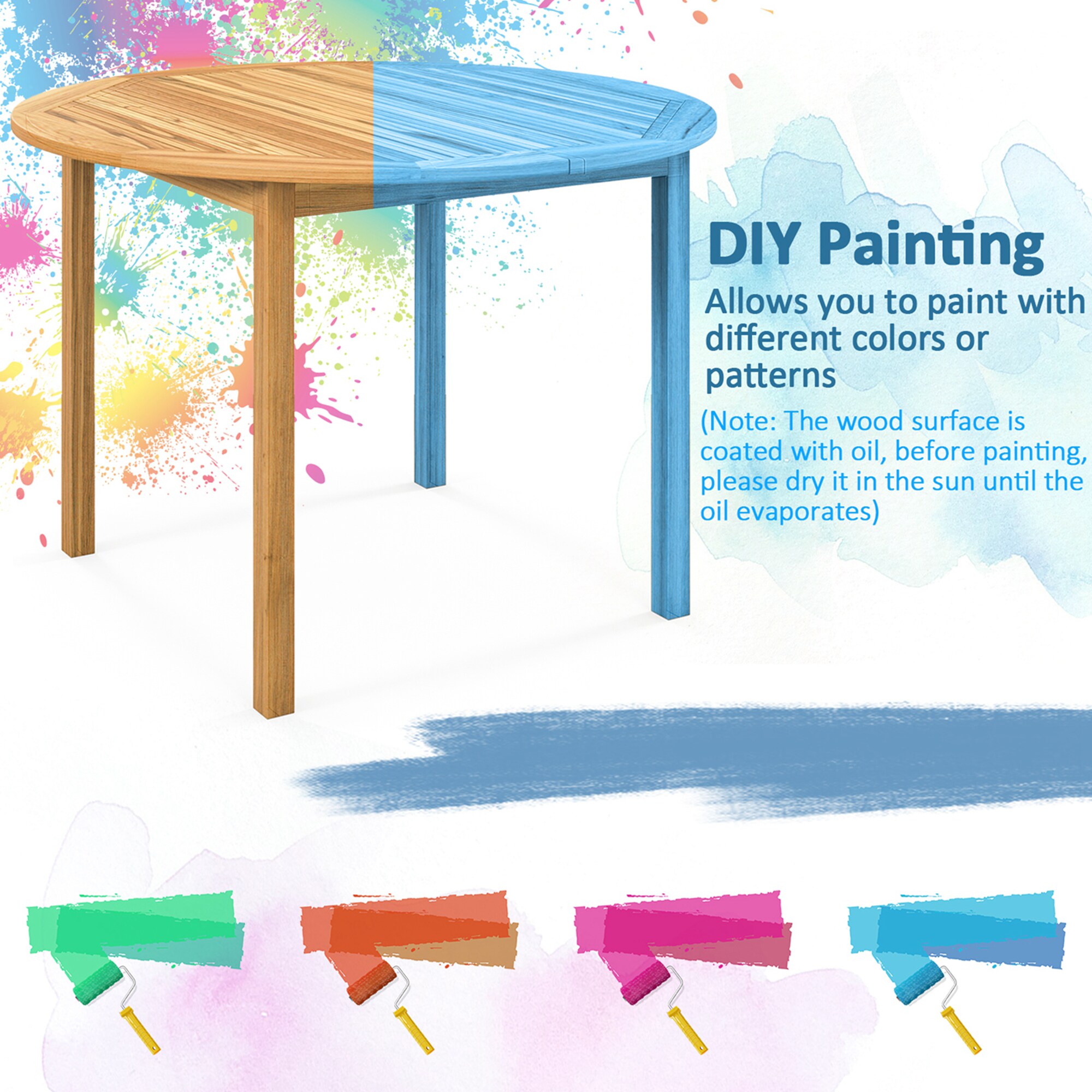 Costway LWS00045 Patio-Tables - View #8