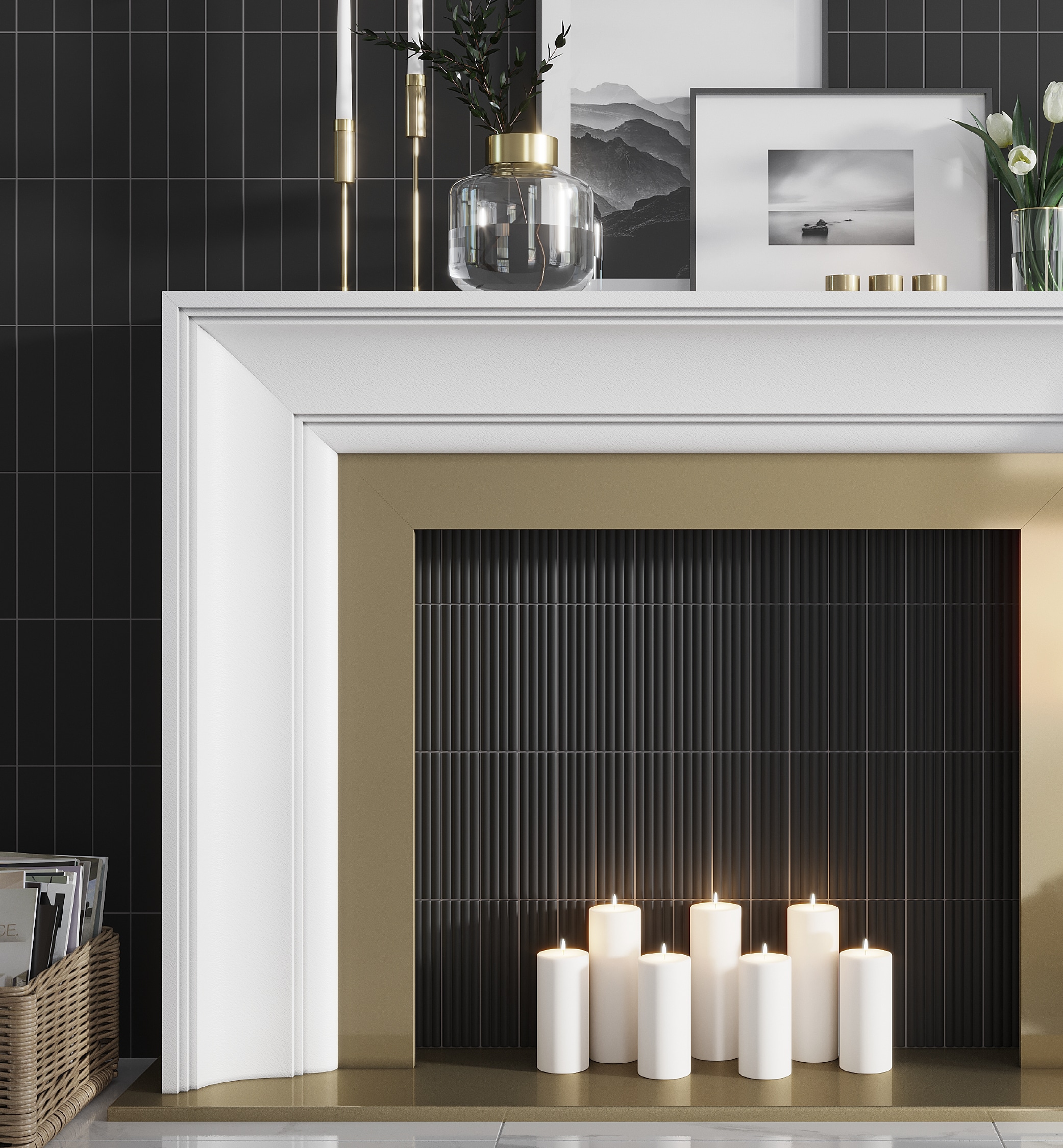 Apollo Tile RID88BLKDECM Ceramic-Tile - View #5
