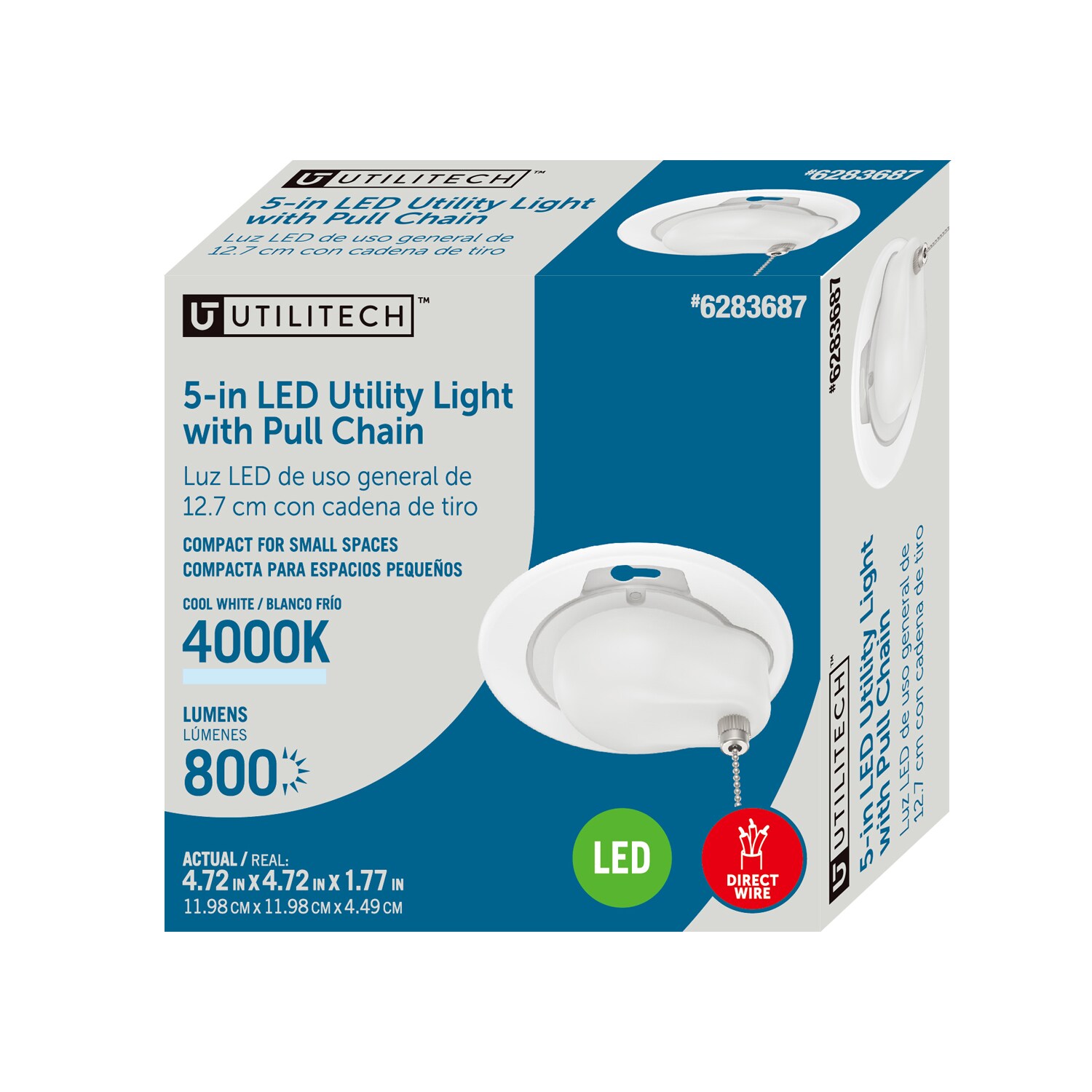 Utilitech MXL1220-L65K8040 Ceiling-Light-Mounts - View #4
