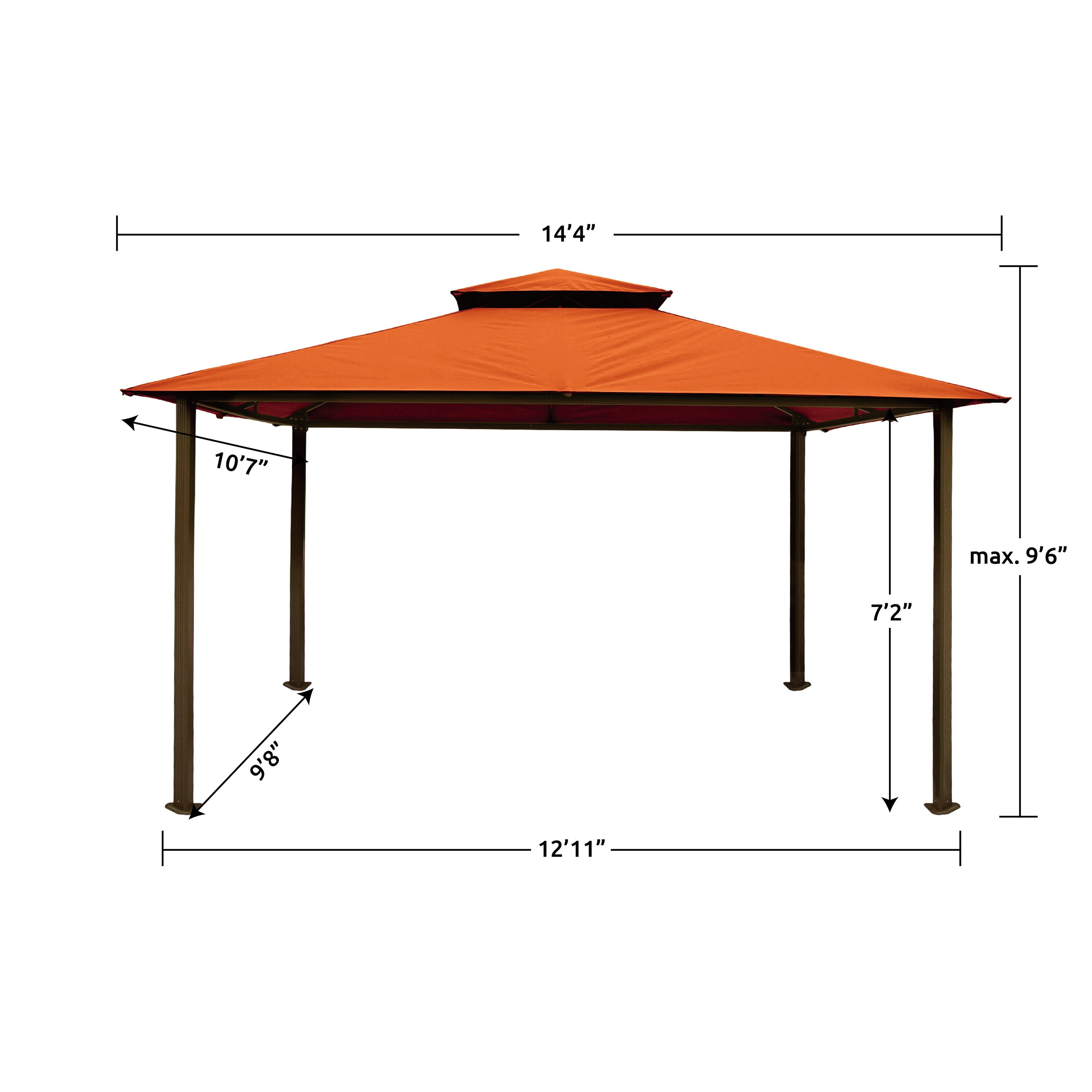 Paragon Outdoor GZ584NR Wood-Resin-Gazebos - View #2