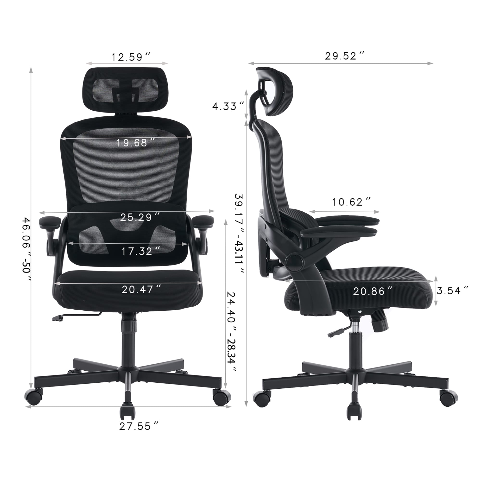 Sumyeg BHF-168YE Office-Chairs - View #5