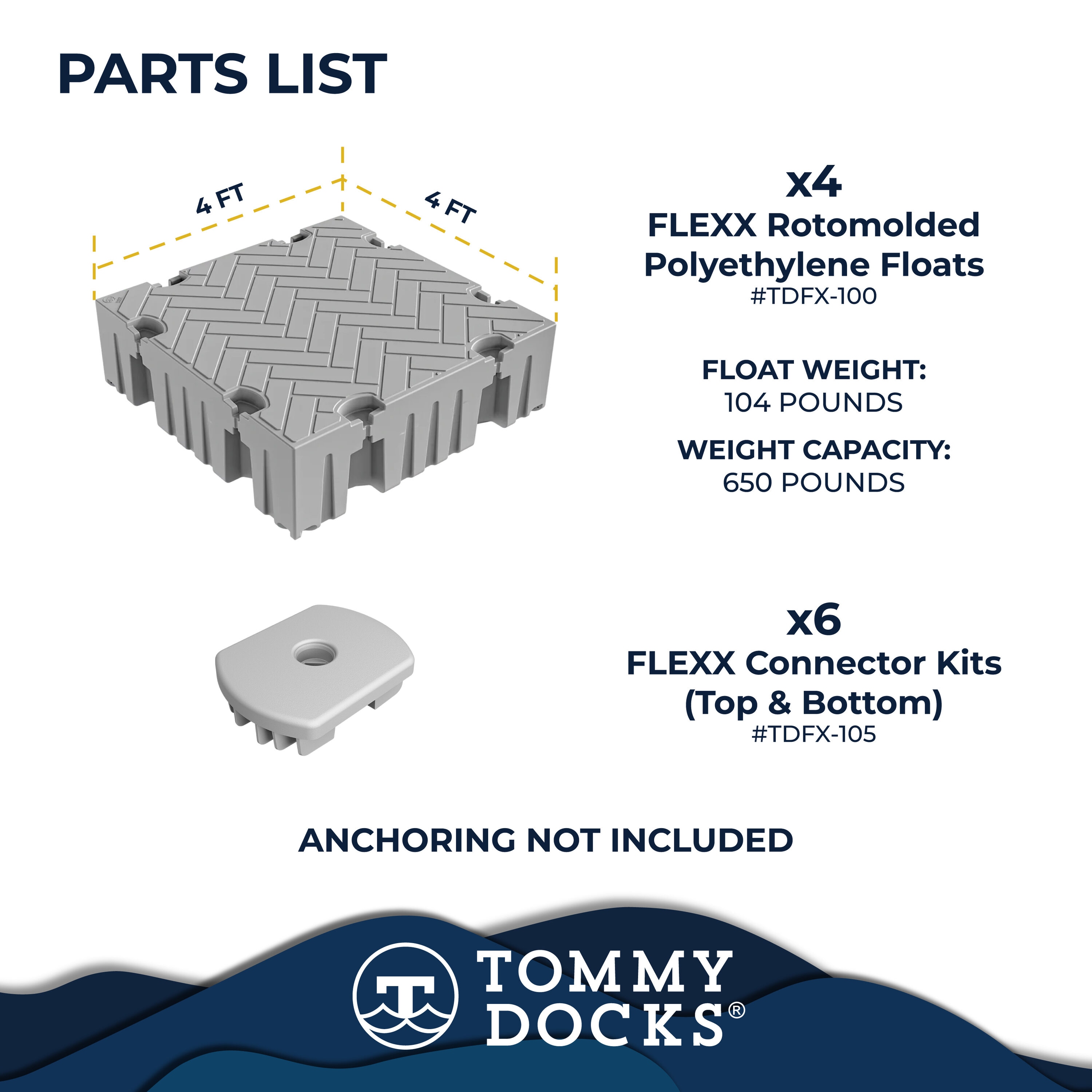Tommy Docks TDFXS-416 Marine-Supplies - View #3