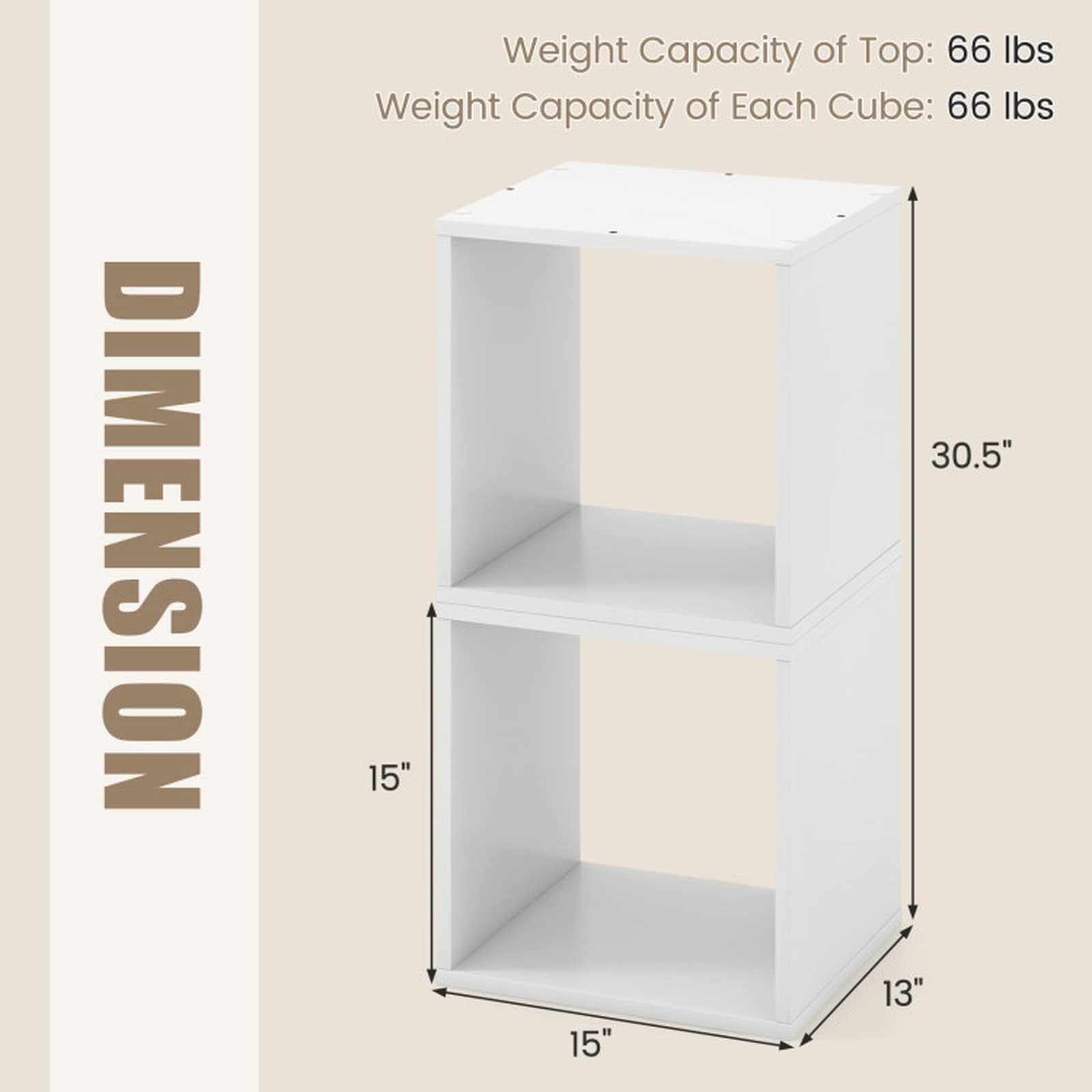 SUGIFT LW102SUGHY2808 Laminate-Storage-Cubes - View #3