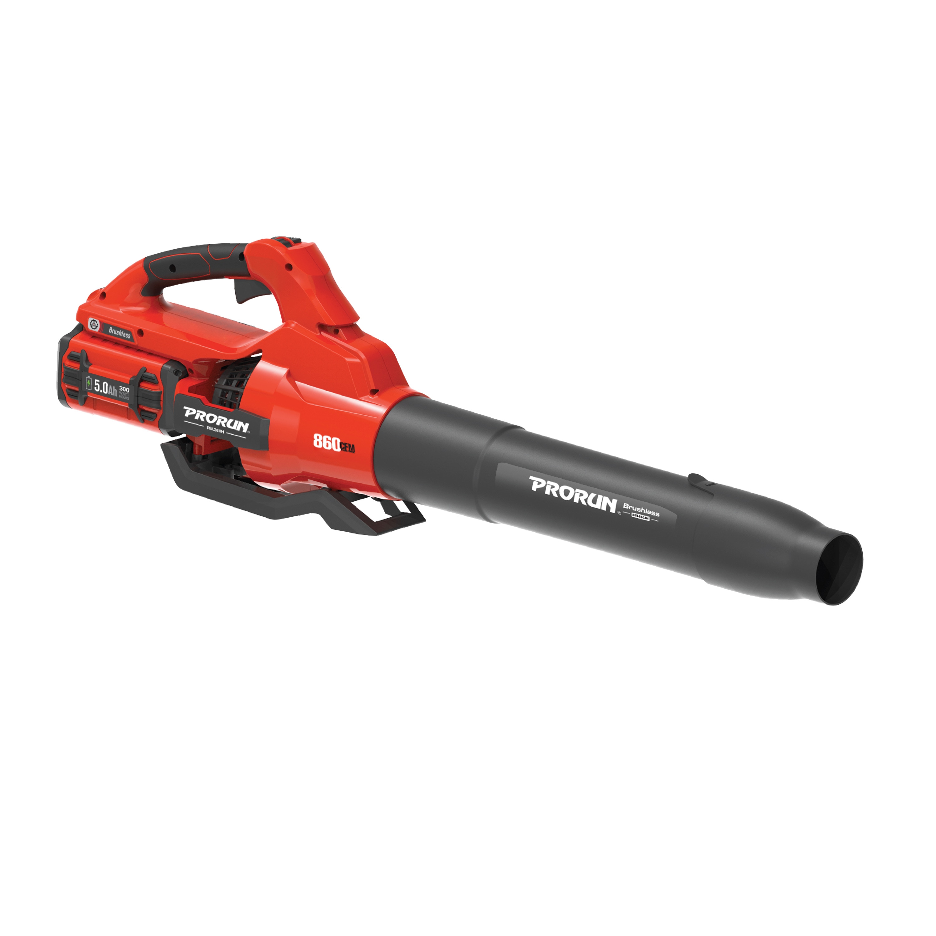 PRORUN PBL260H PBL260H 60-volt max 810-CFM 190-MPH Battery Handheld Leaf Blower 5 Ah