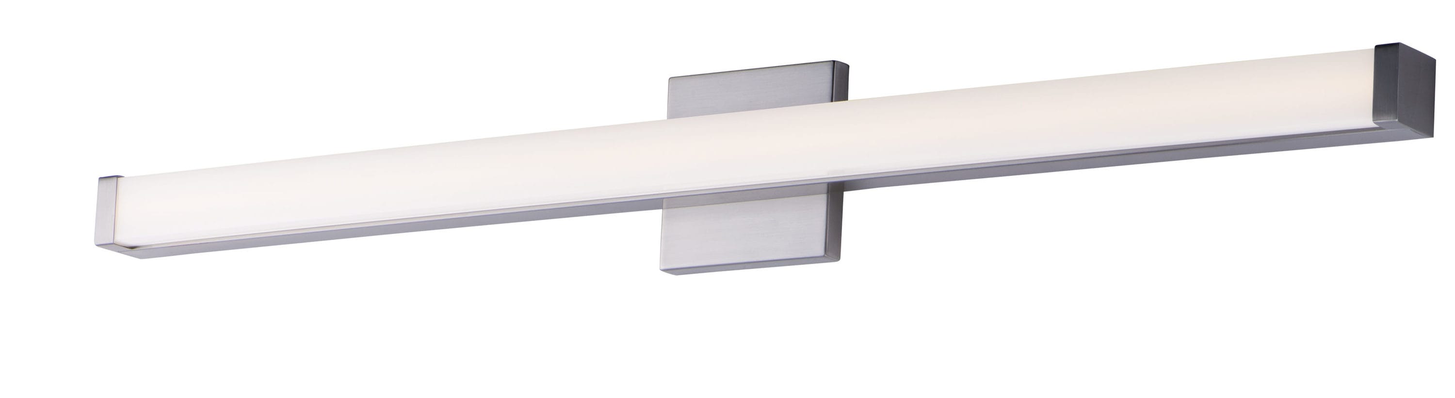 Maxim Lighting Spec Vanity 36-in 1-Light Satin Nickel LED Modern ...