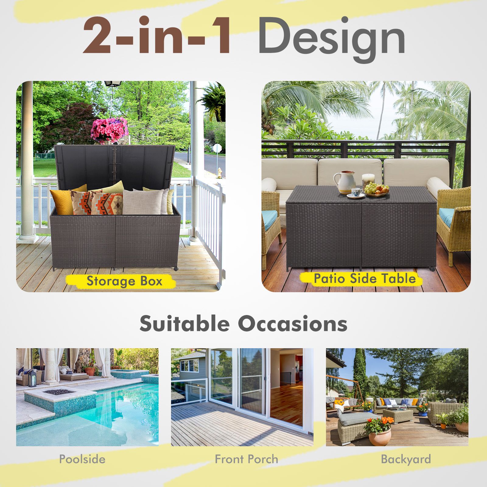 Slickblue D-CO-69707WH Deck-Boxes - View #5